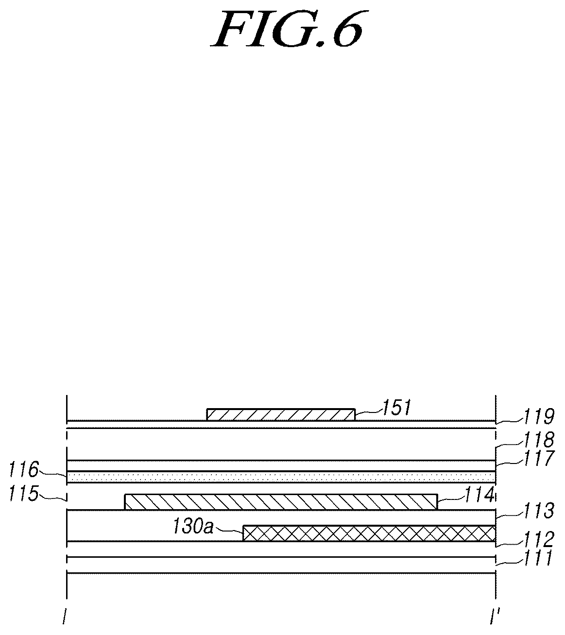 Patent US12314525 Figure 6 – Display device including touch sensor
