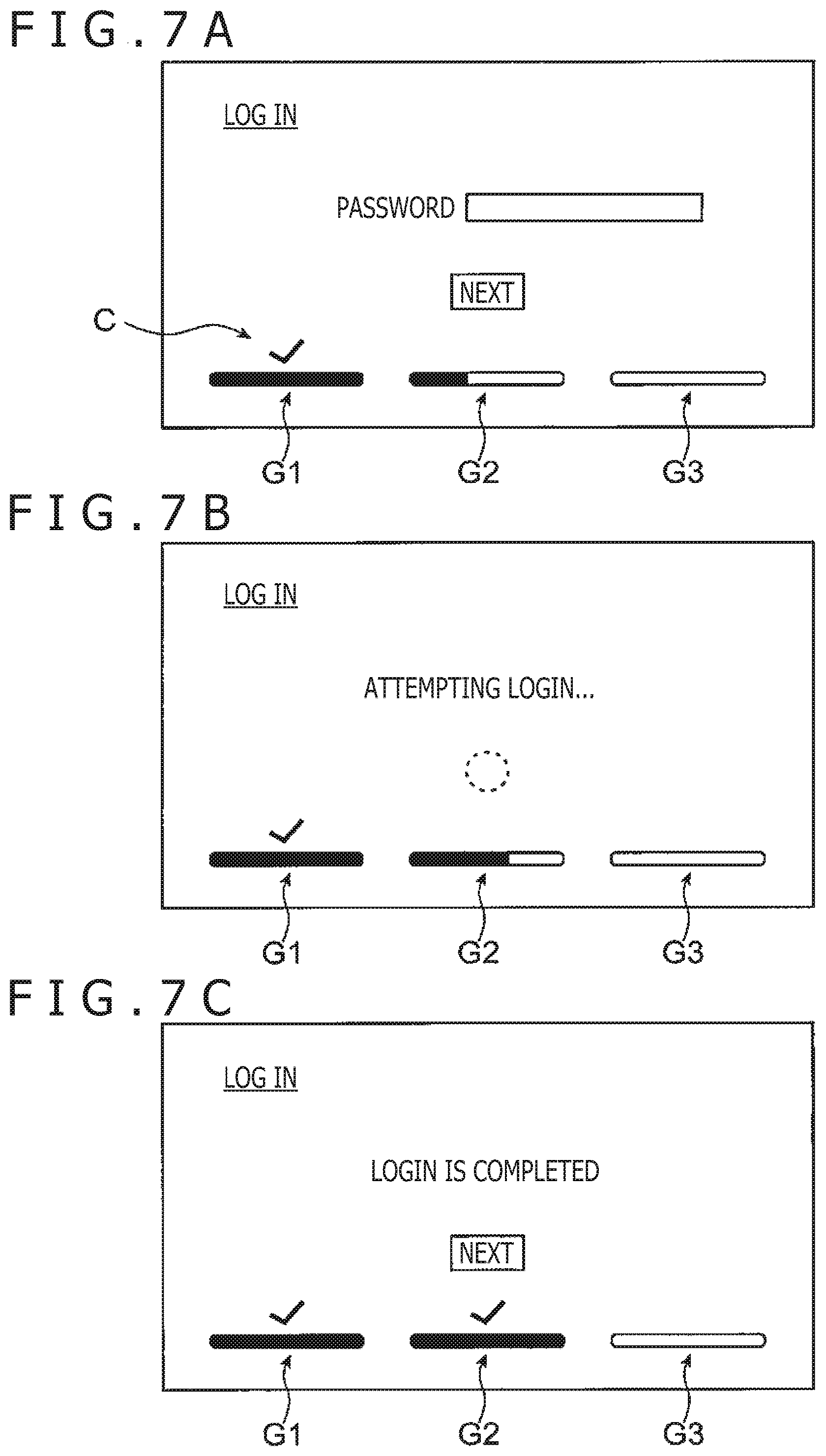 Patent US12314526 Figure 7 – Information processing apparatus, control method for information processing apparatus, and program for displaying processing step progress