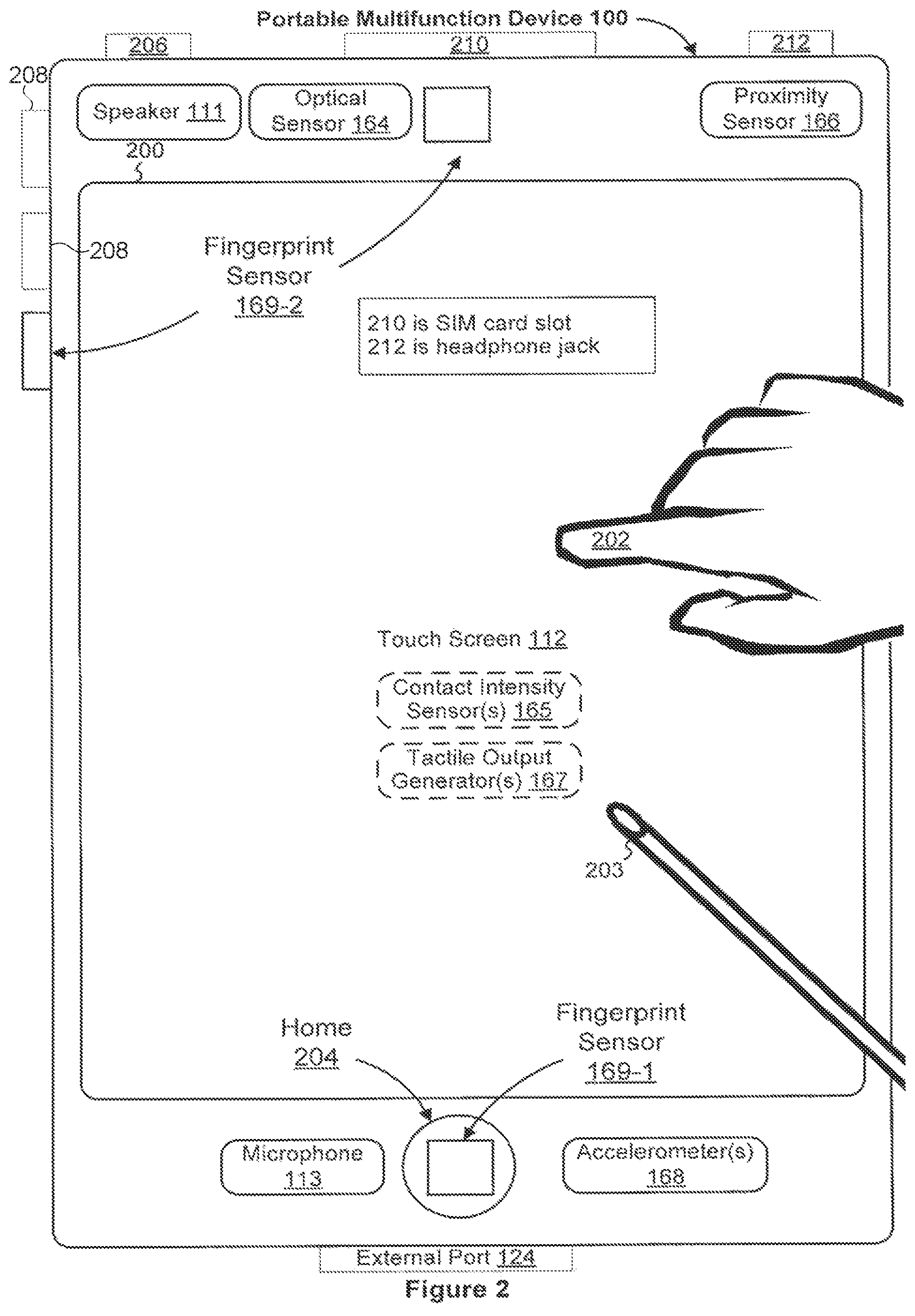 Patent US12314527 Figure 3 – Device, method, and graphical user interface for manipulating user interfaces based on unlock inputs