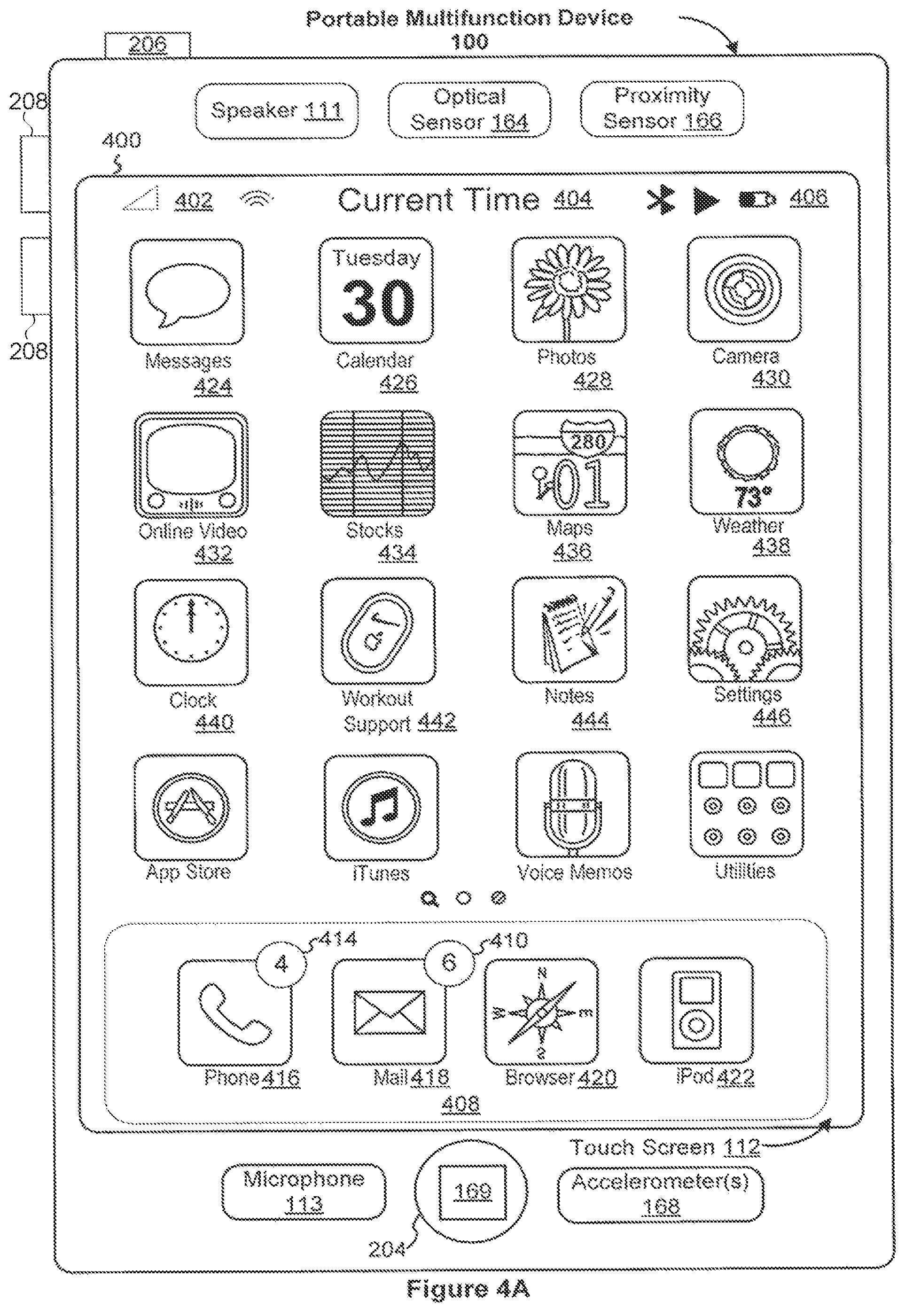 Patent US12314527 Figure 5 – Device, method, and graphical user interface for manipulating user interfaces based on unlock inputs