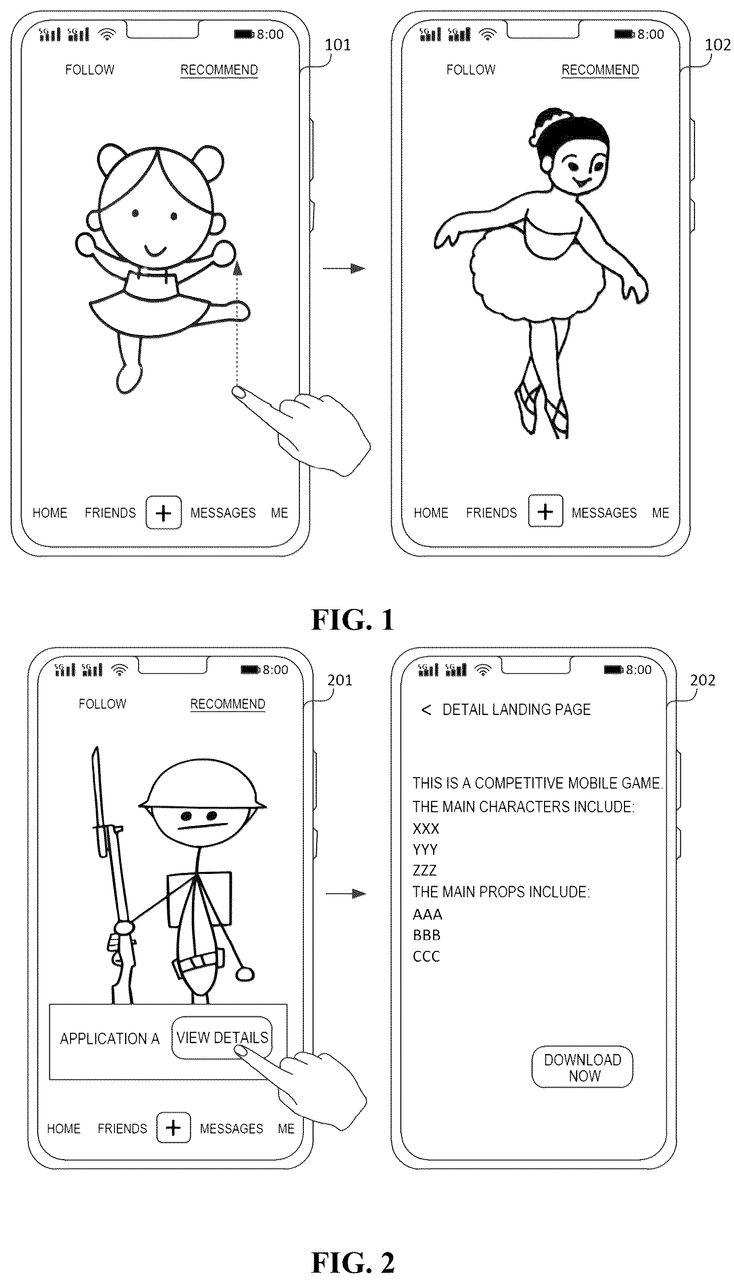 Patent US12314528 Figure 1 – Method, apparatus, and device for displaying a feed flow, storage medium and program
