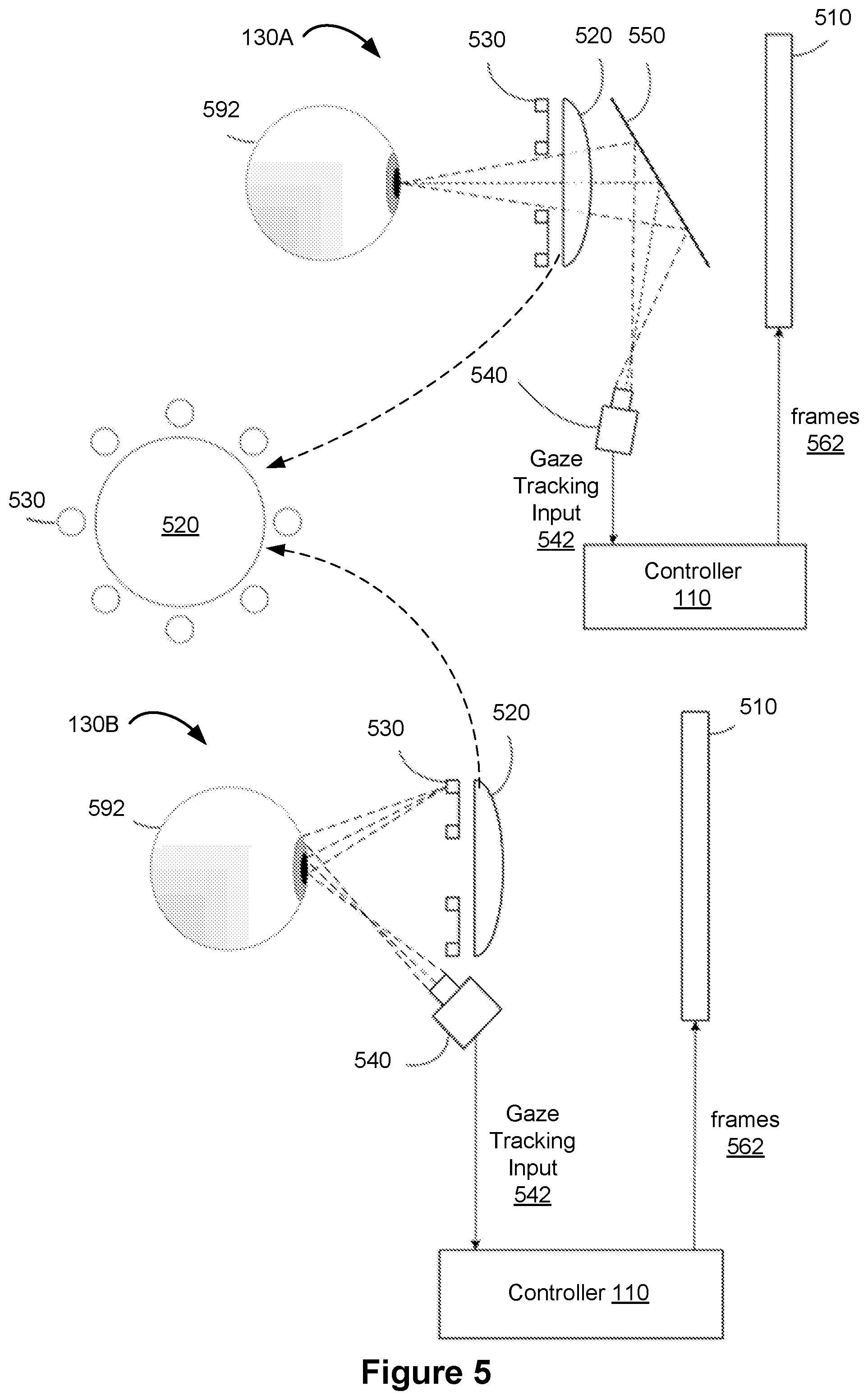 Patent US12314529 Figure 5 – Devices, methods, and graphical user interfaces for interacting with three-dimensional environments