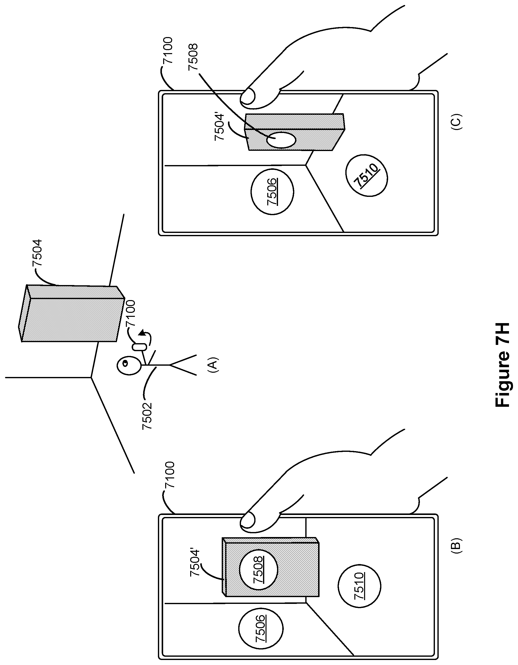 Patent US12314529 Figure 14 – Devices, methods, and graphical user interfaces for interacting with three-dimensional environments
