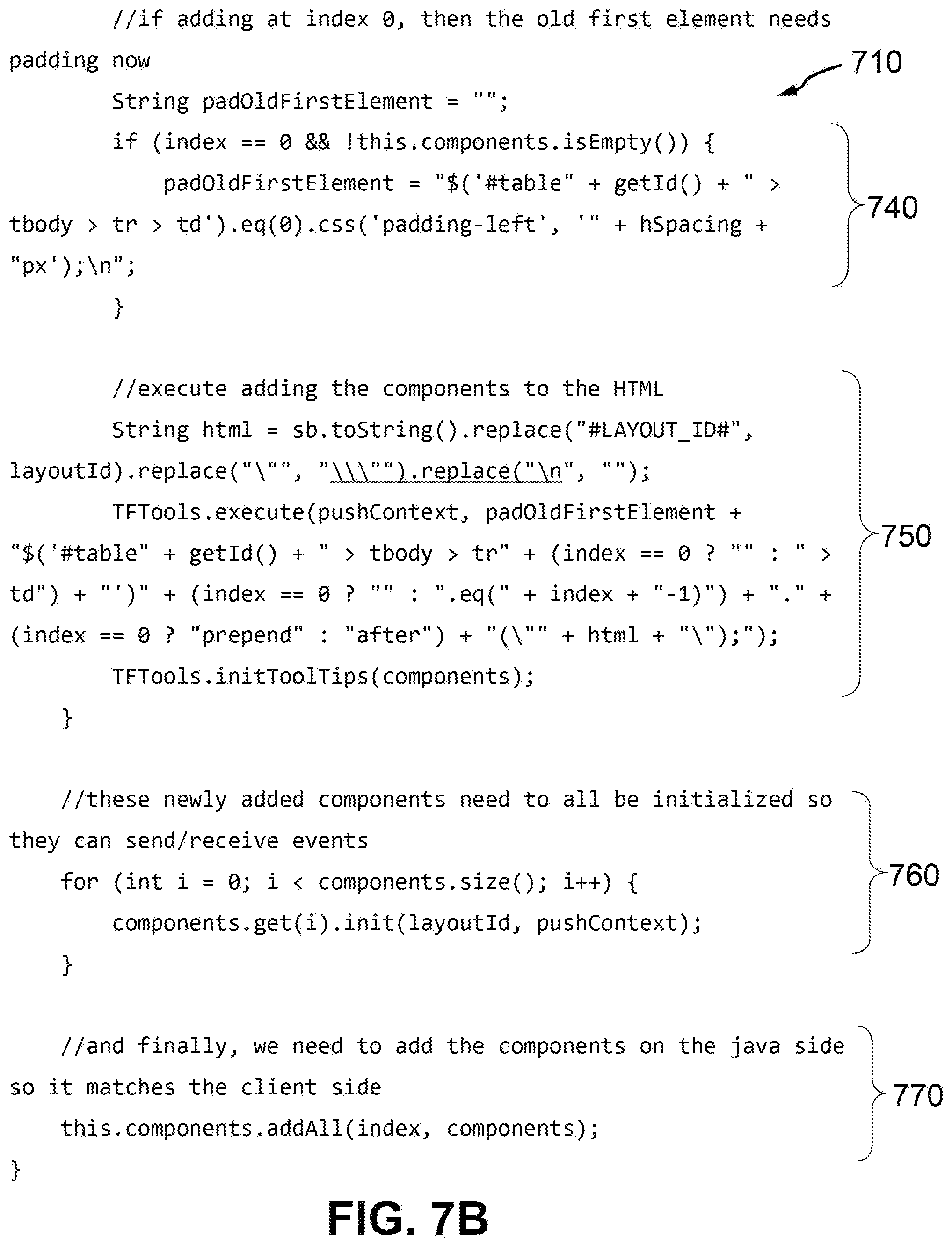 Patent US12314532 Figure 10 – Web application of component-based HMTL originating on server