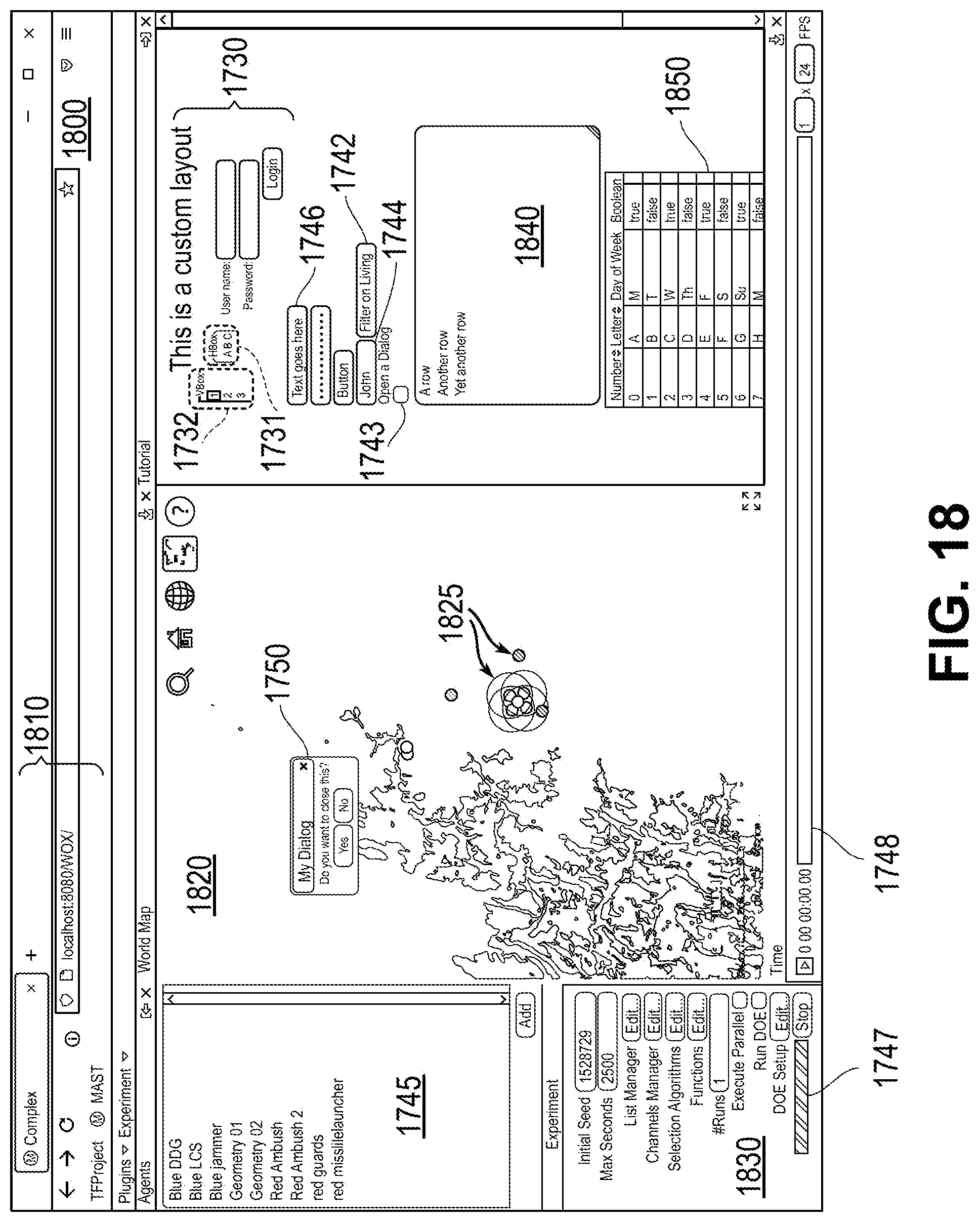 Patent US12314532 Figure 17 – Web application of component-based HMTL originating on server