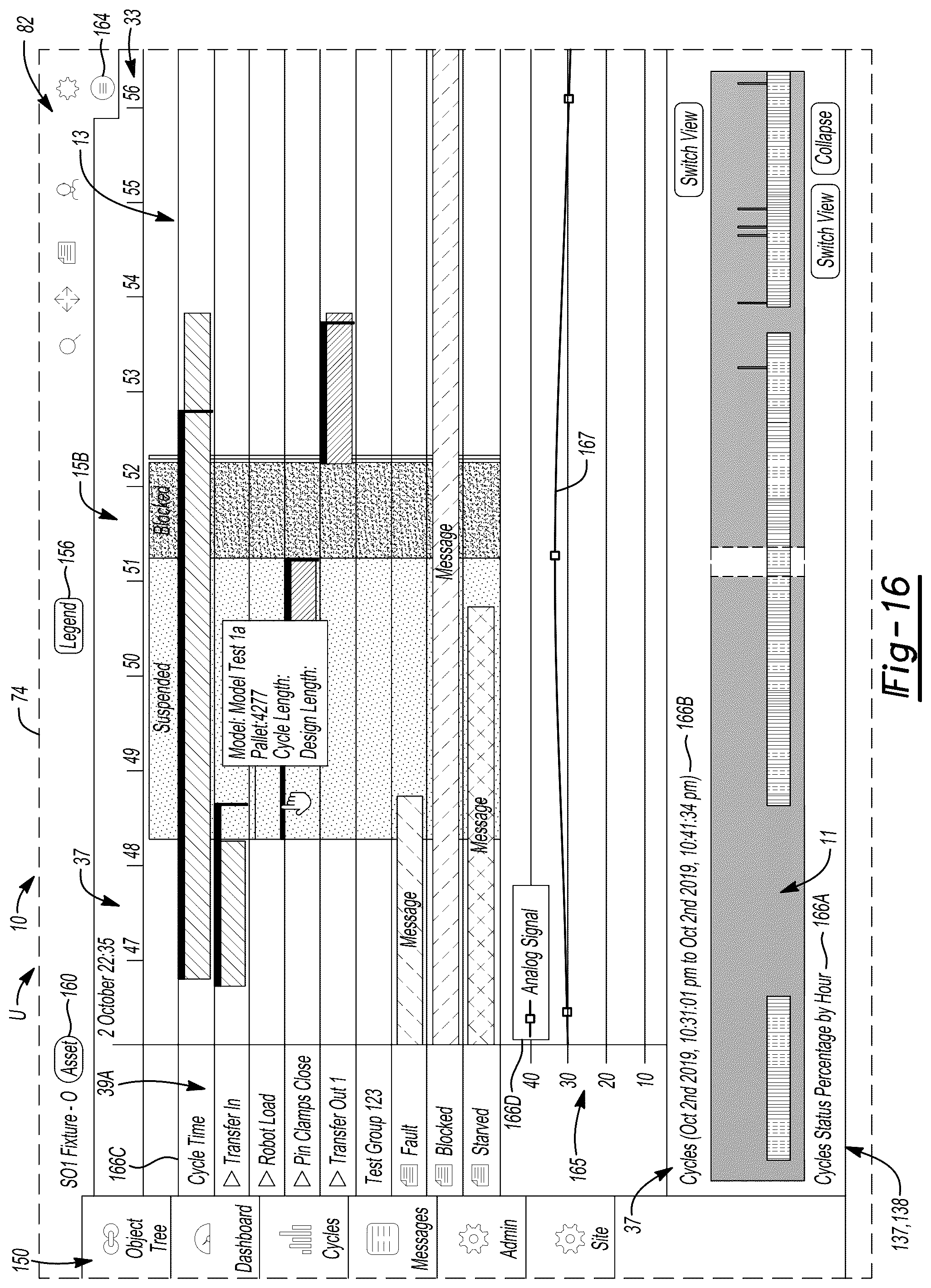 Patent US12314534 Figure 16 – Automation management interface with multiple asset display