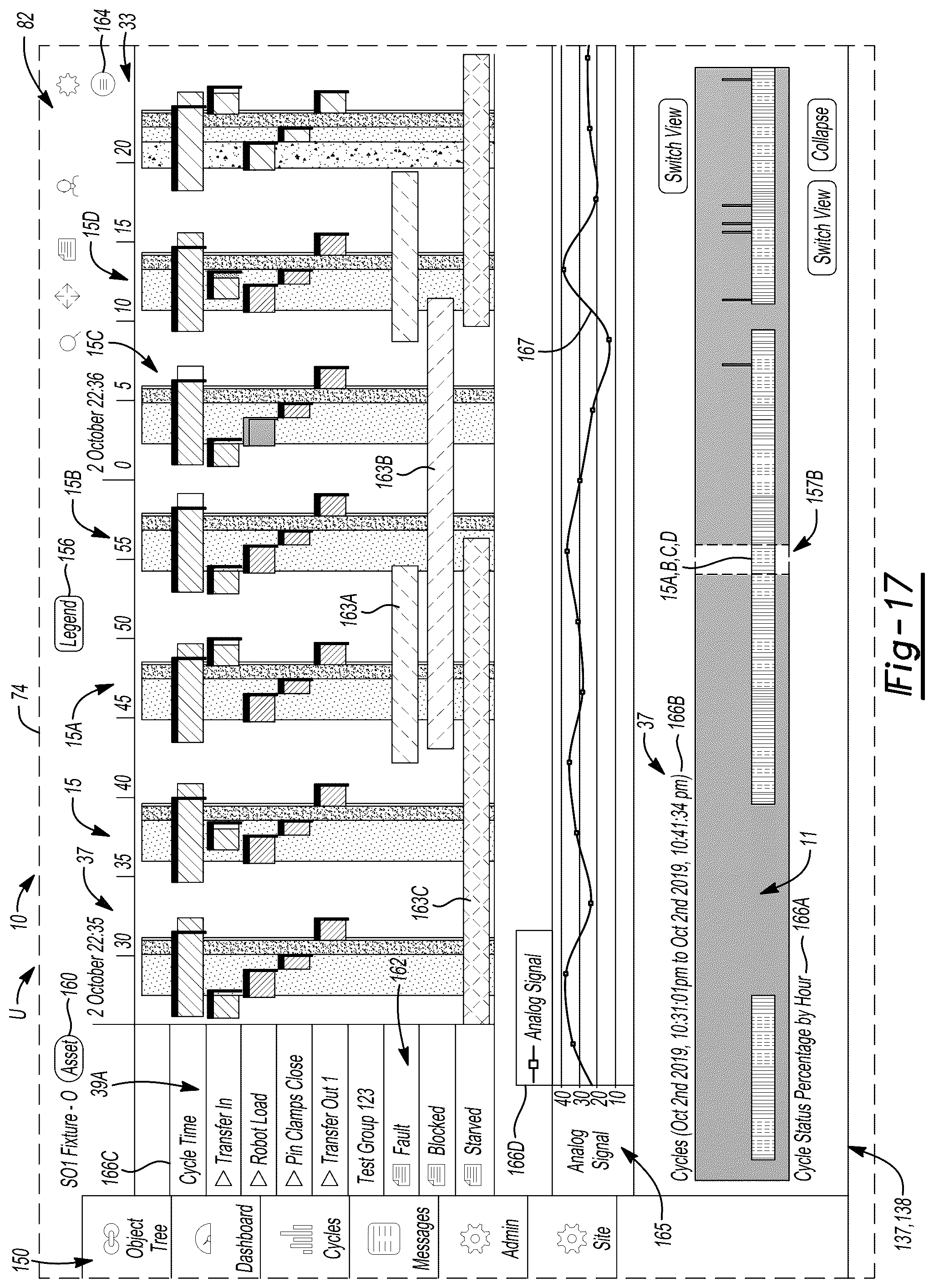Patent US12314534 Figure 17 – Automation management interface with multiple asset display