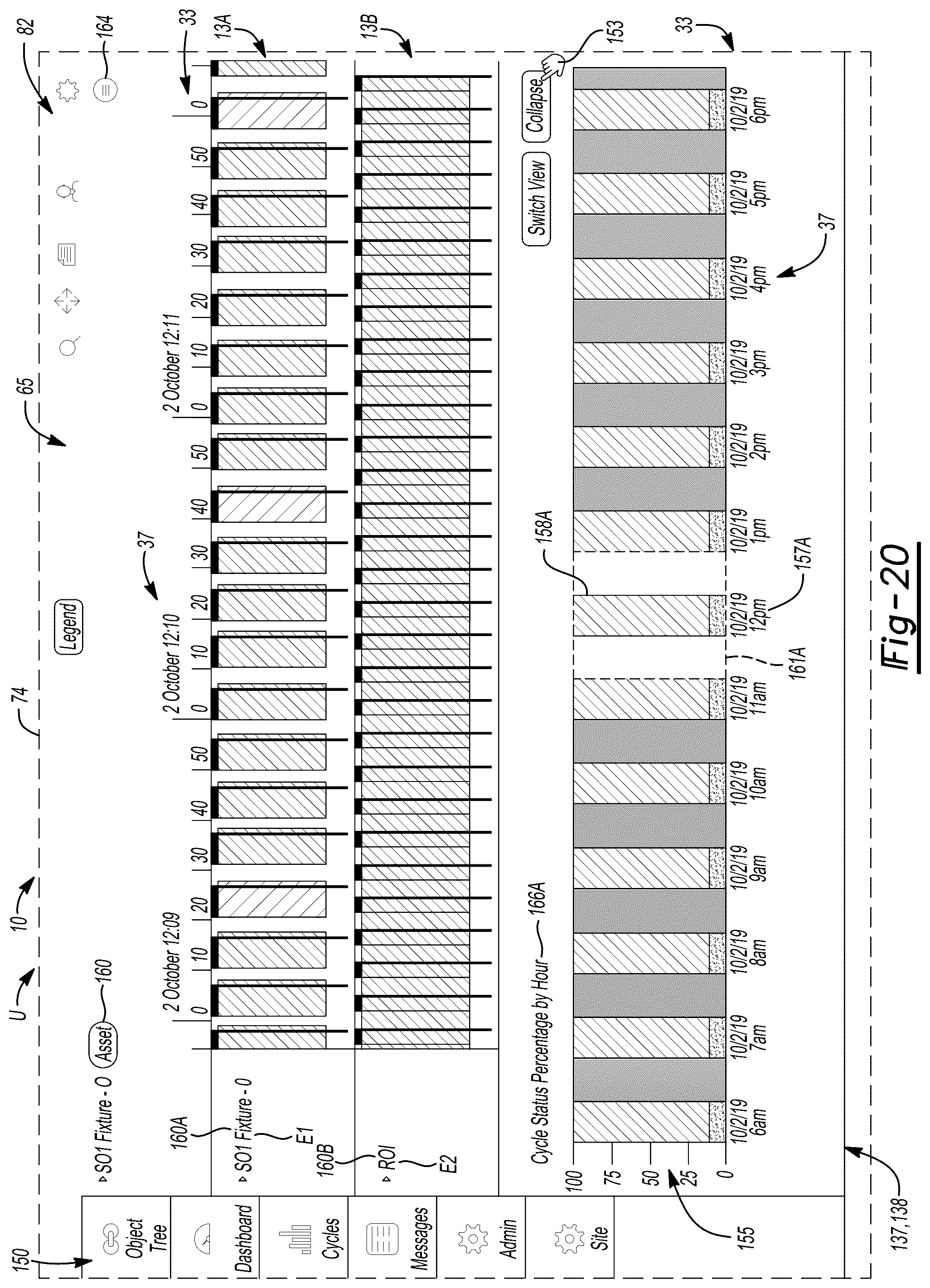 Patent US12314534 Figure 20 – Automation management interface with multiple asset display