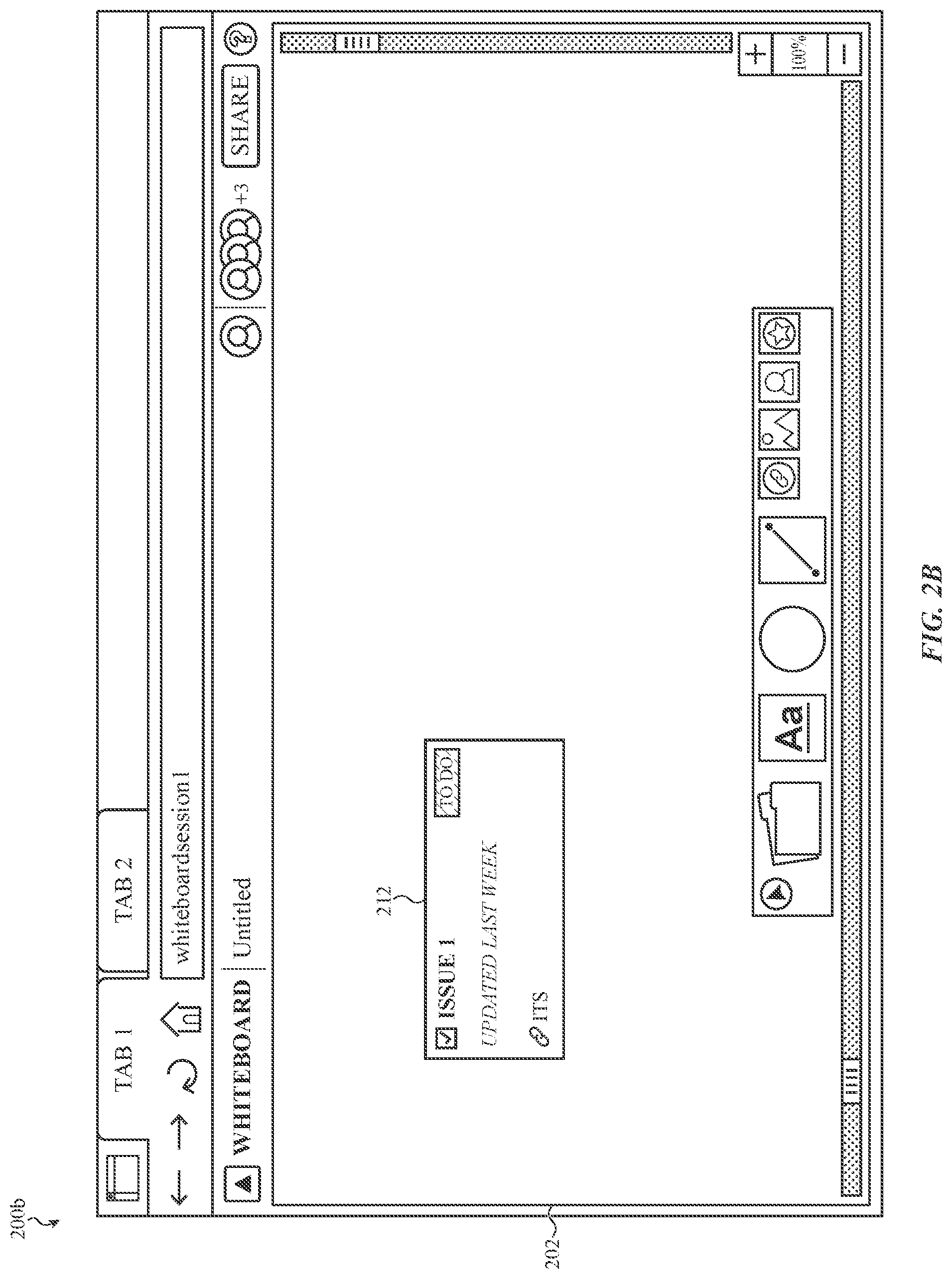 Patent US12314543 Figure 3 – Virtual whiteboarding application for visualizing and organizing issues from an issue tracking system