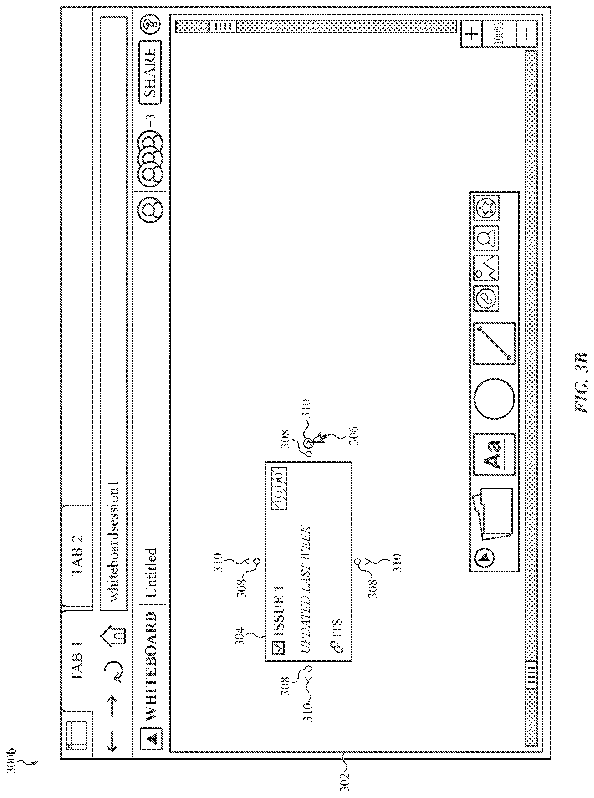 Patent US12314543 Figure 14 – Virtual whiteboarding application for visualizing and organizing issues from an issue tracking system