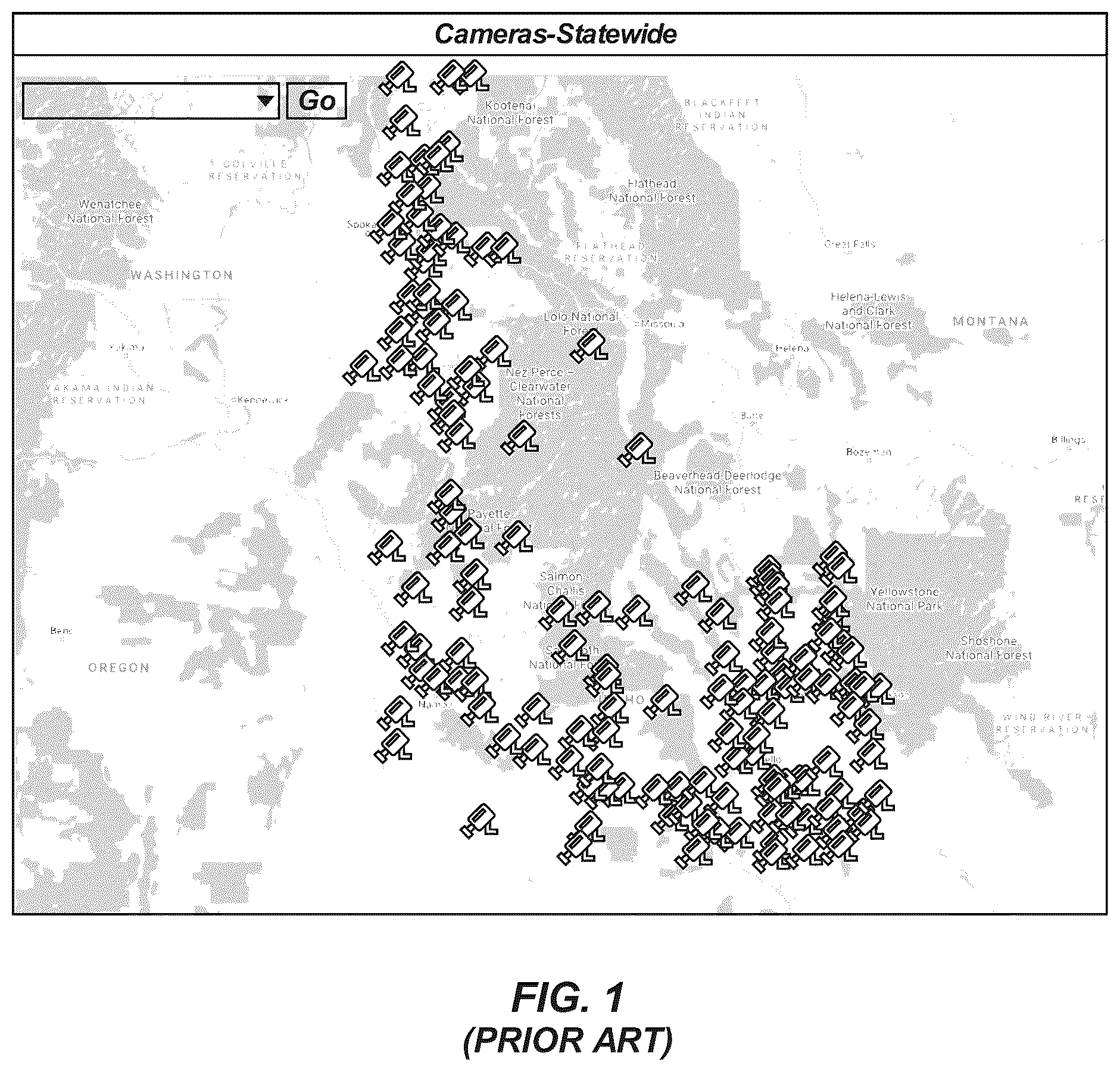 Patent US12314549 Figure 1 – Computer-readable media and methods for generating a geospatial image map