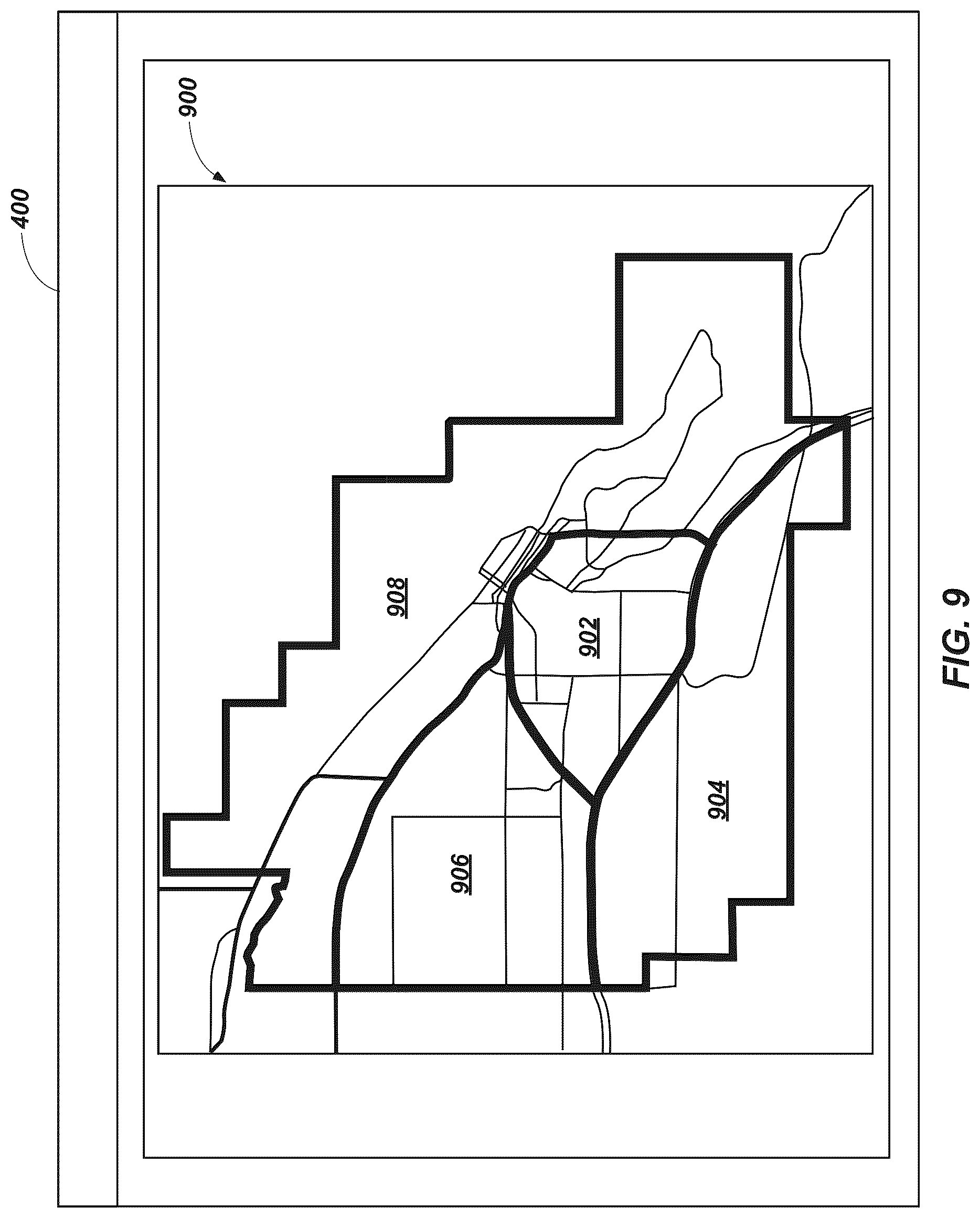 Patent US12314549 Figure 8 – Computer-readable media and methods for generating a geospatial image map