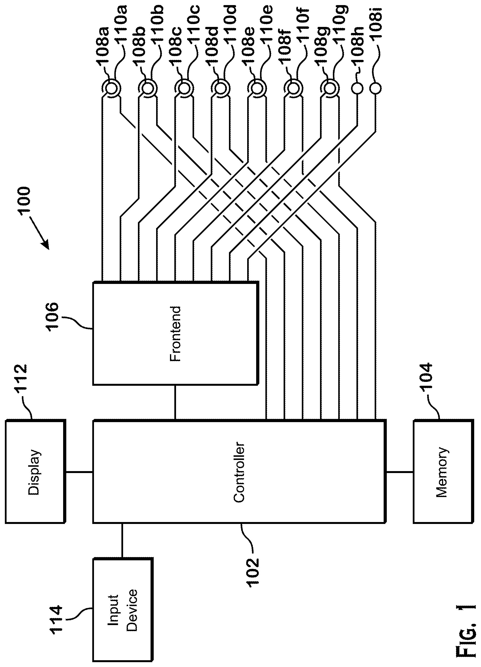 Patent US12314552 — Calibrator having an enhanced user interface — Figure 1