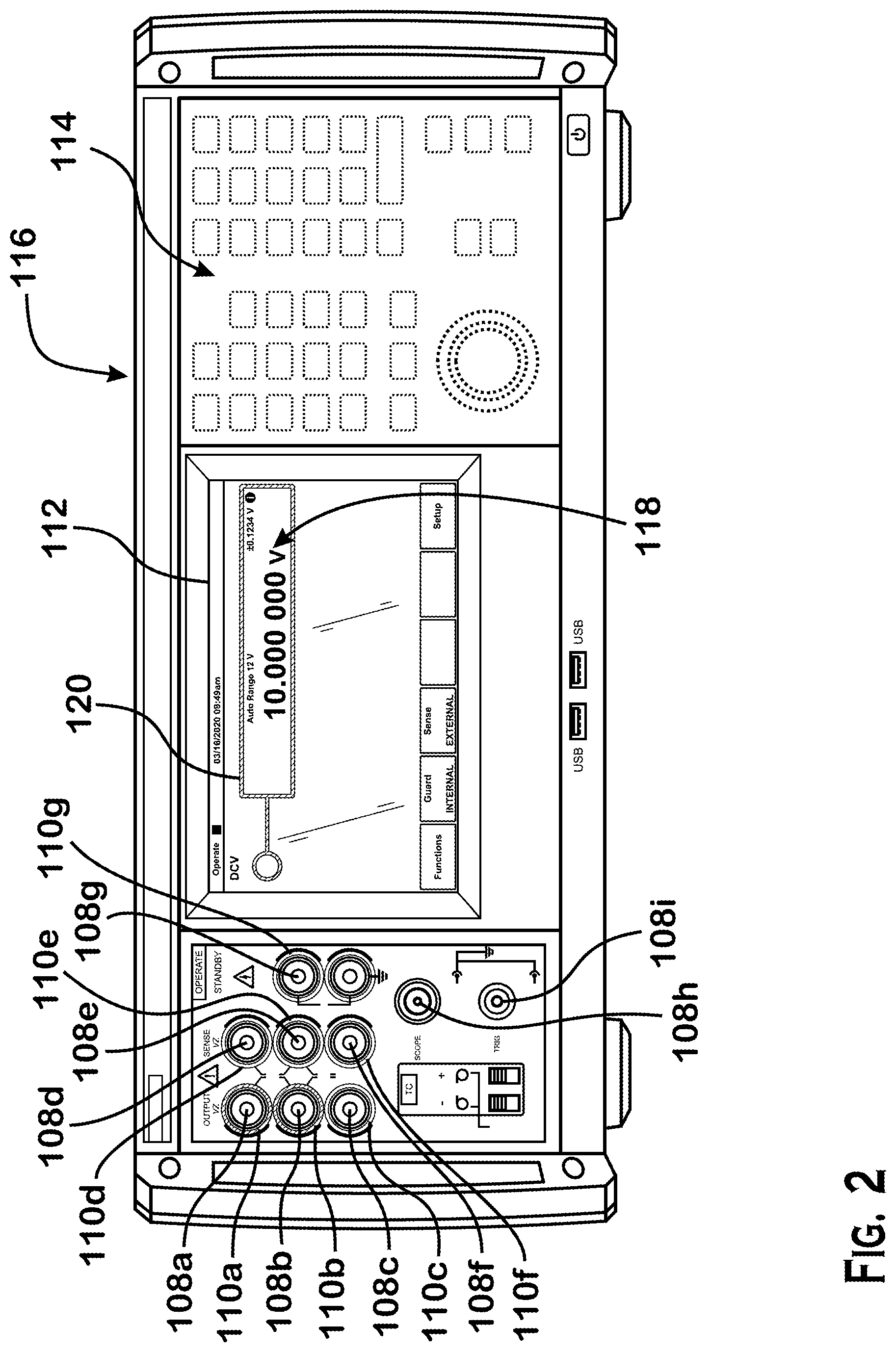 Patent US12314552 Figure 2 – Calibrator having an enhanced user interface