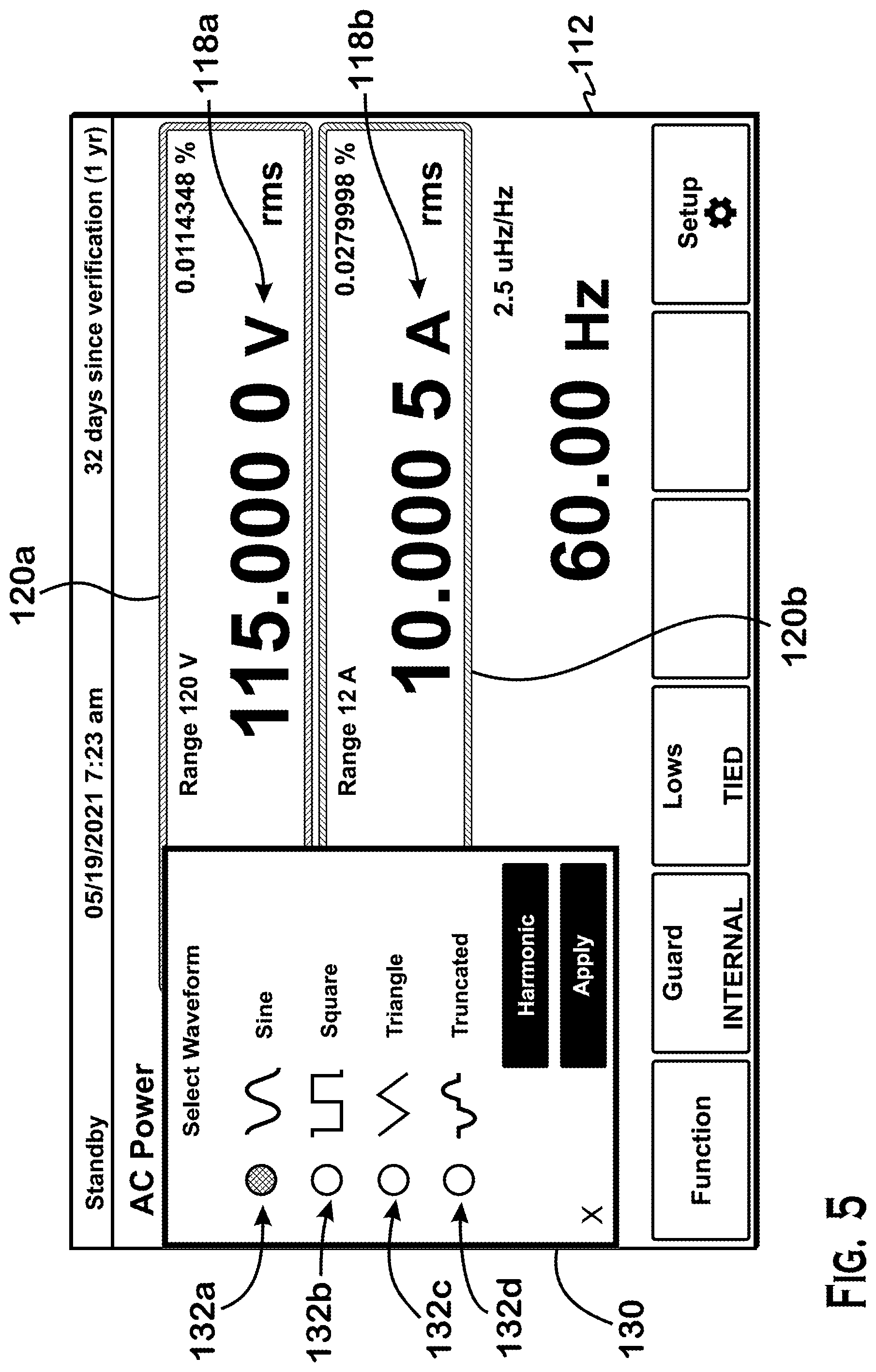Patent US12314552 Figure 5 – Calibrator having an enhanced user interface