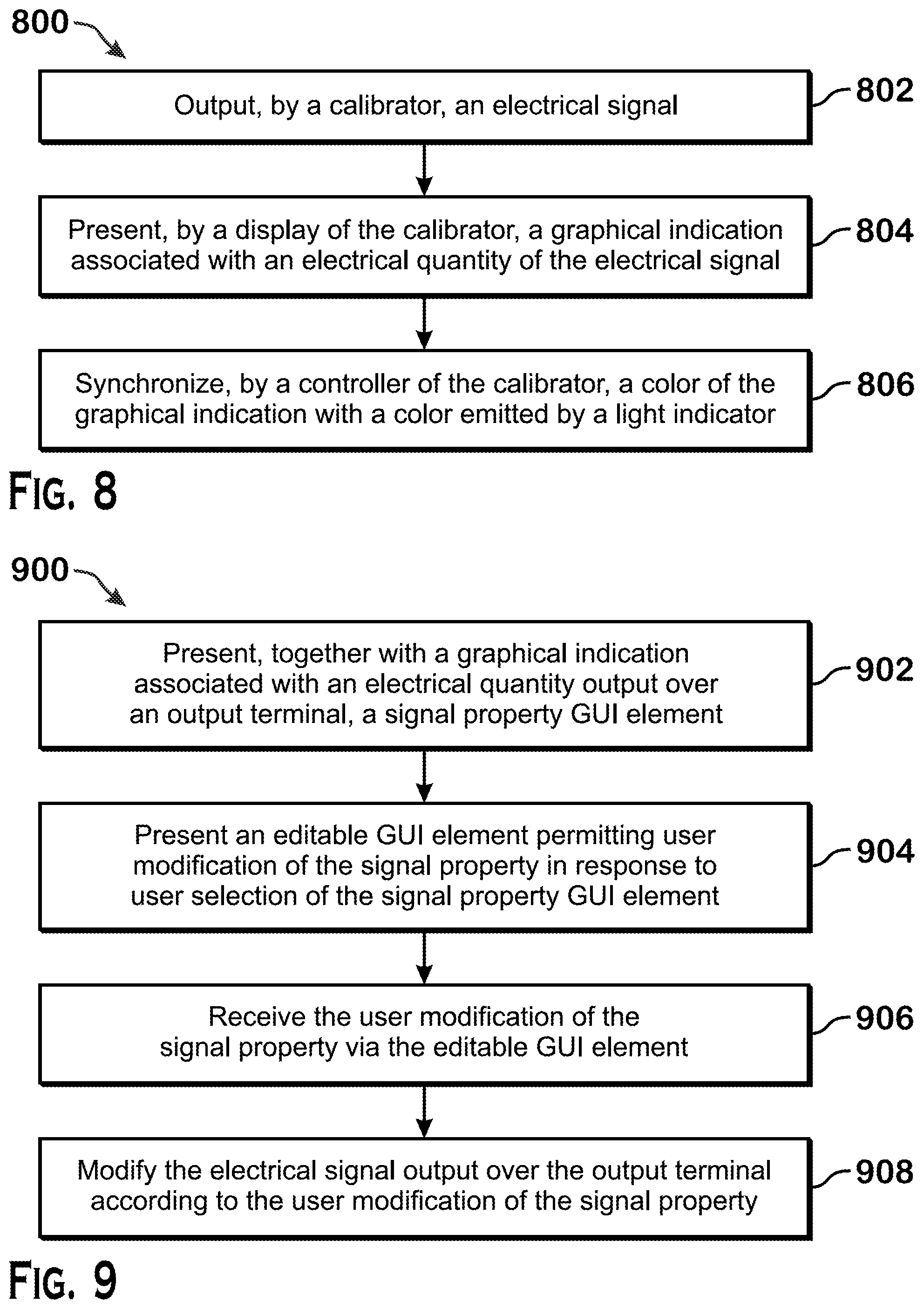 Patent US12314552 Figure 8 – Calibrator having an enhanced user interface