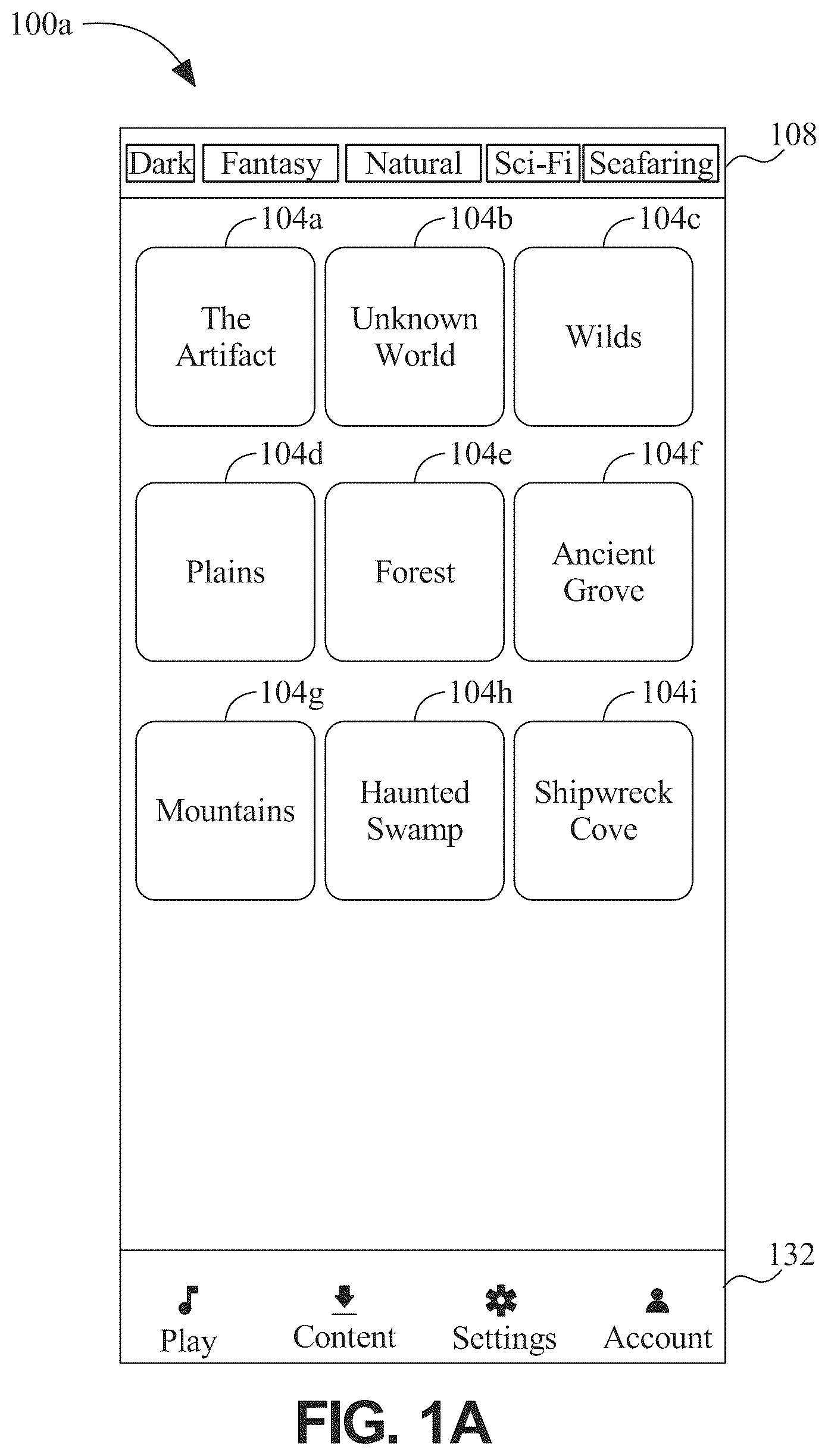 Patent US12314554 — Apparatus and a method for providing a customizable and interactive ambient sound experience — Figure 1