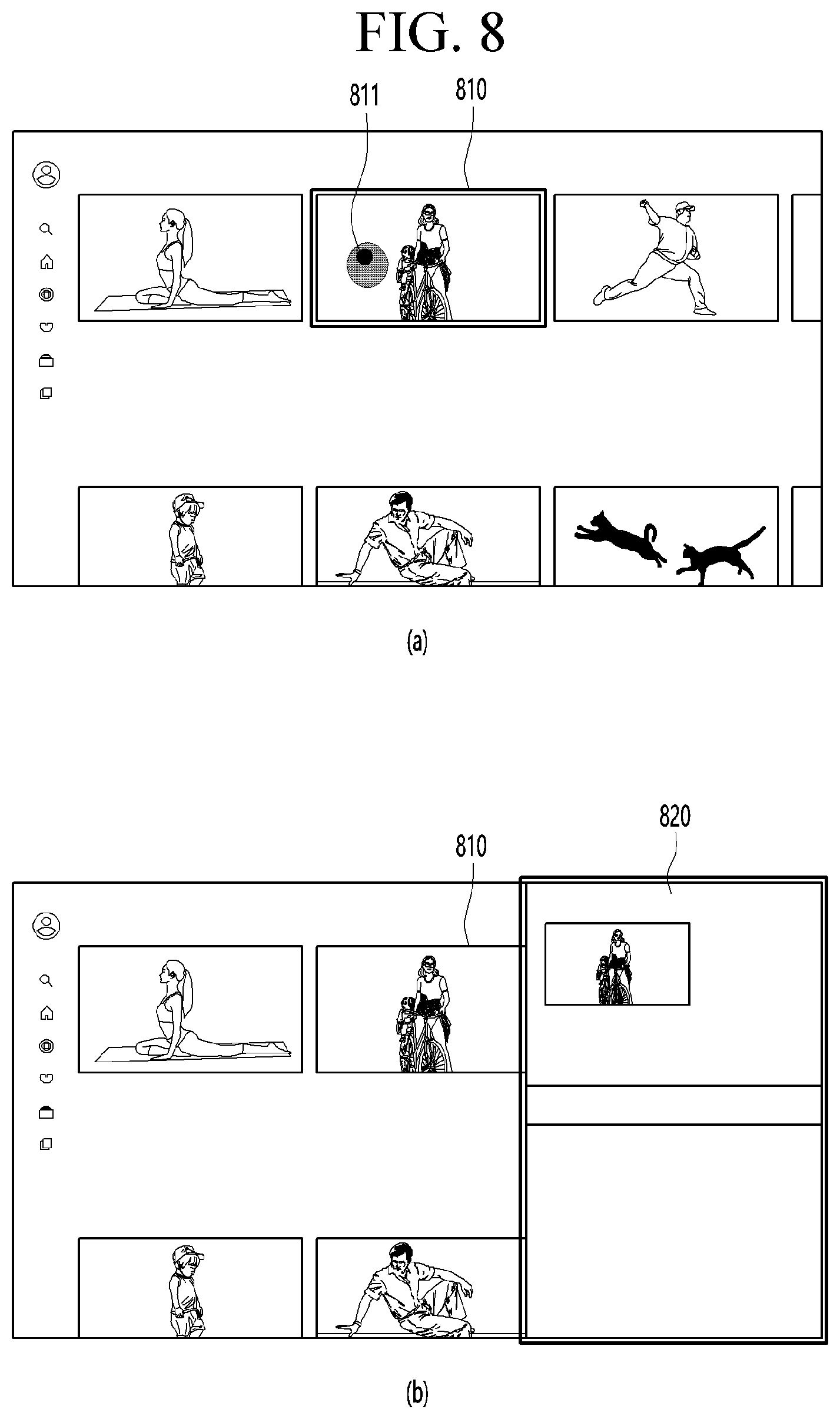 Patent US12314557 Figure 8 – Display device