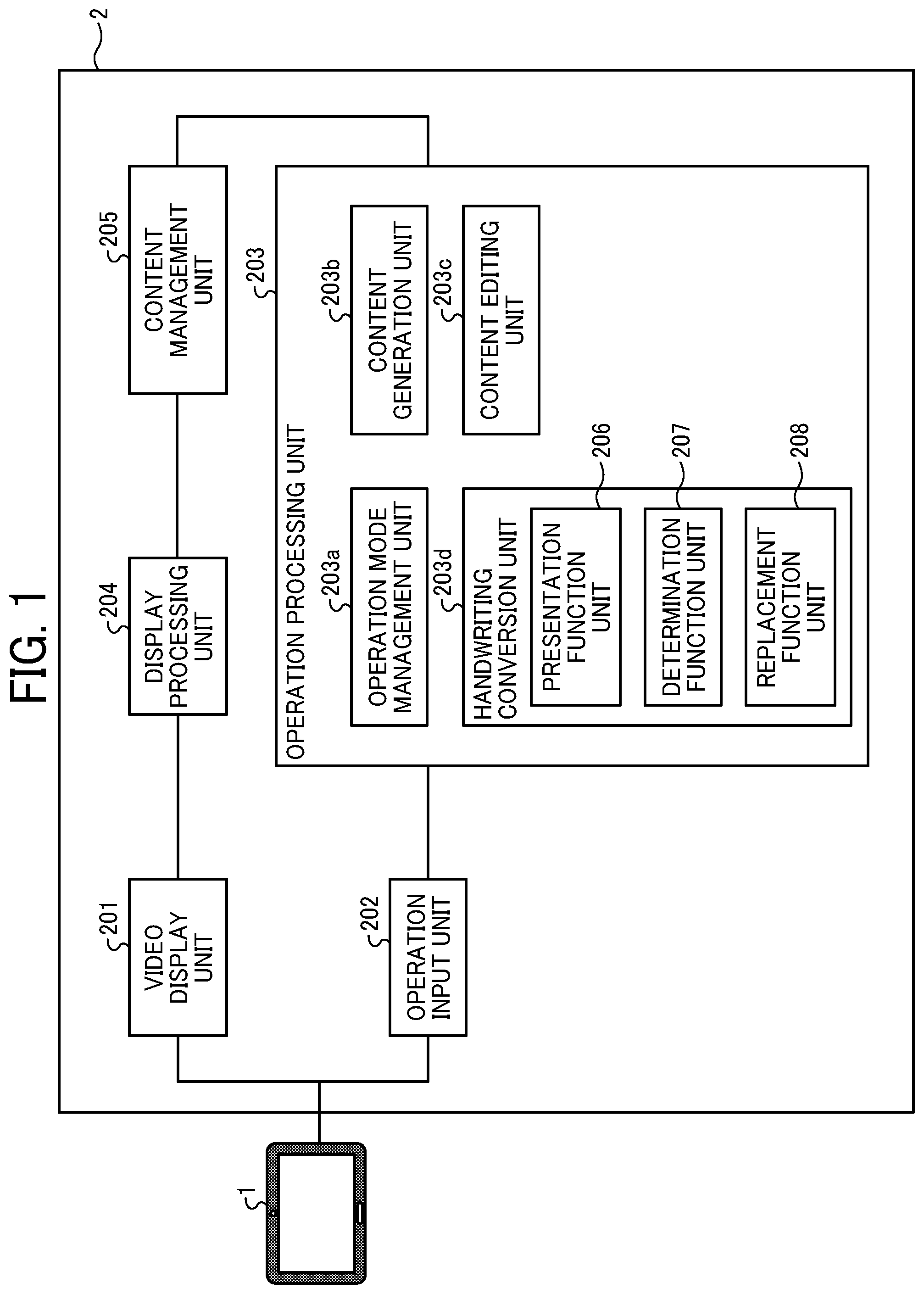 Patent US12314561 Figure 1 – Information input apparatus, method for controlling information input apparatus, and non-transitory recording medium