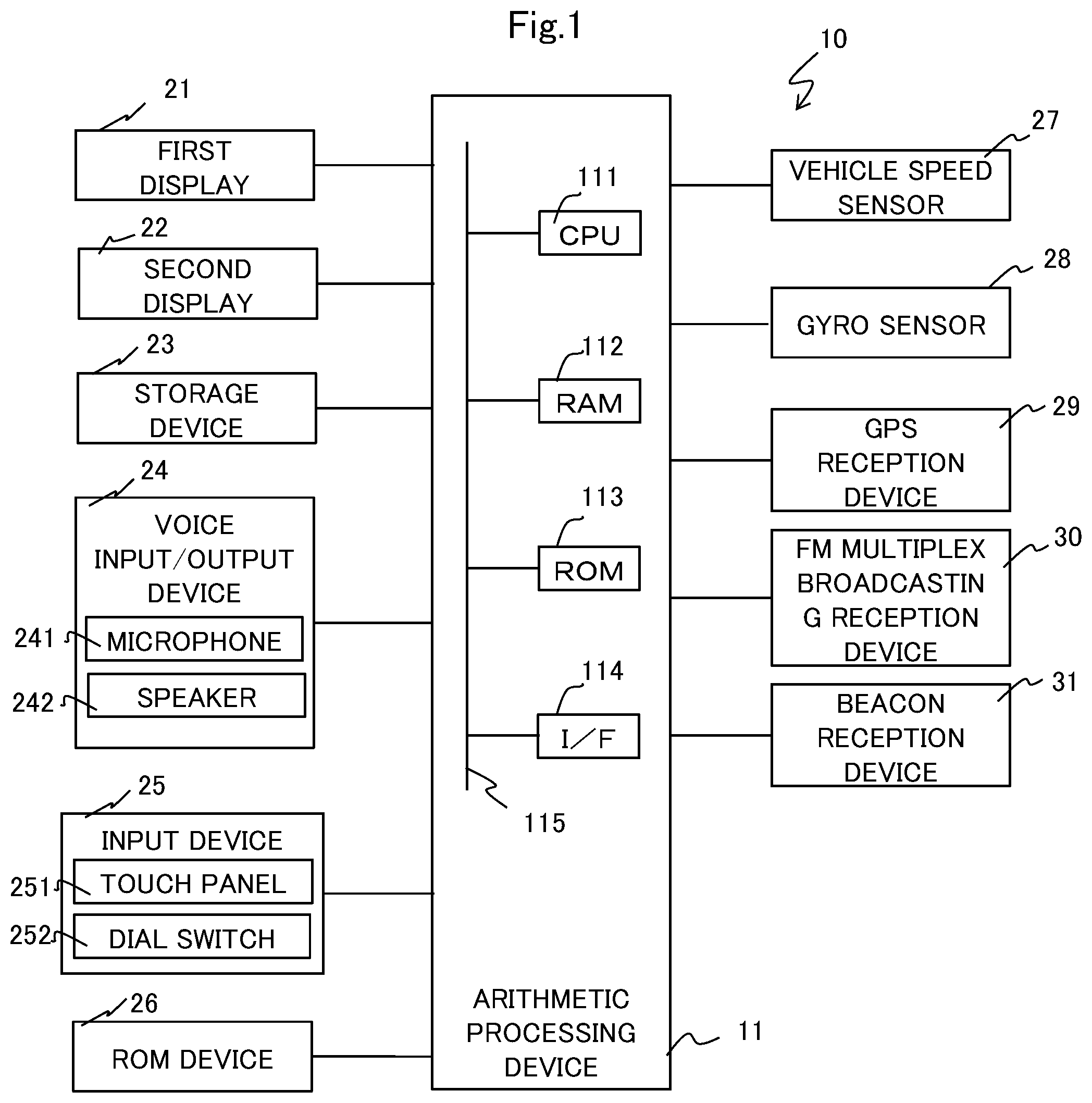 Patent US12314562 Figure 1 – Display control device and display control method for preventing overlapping of high priority display regions