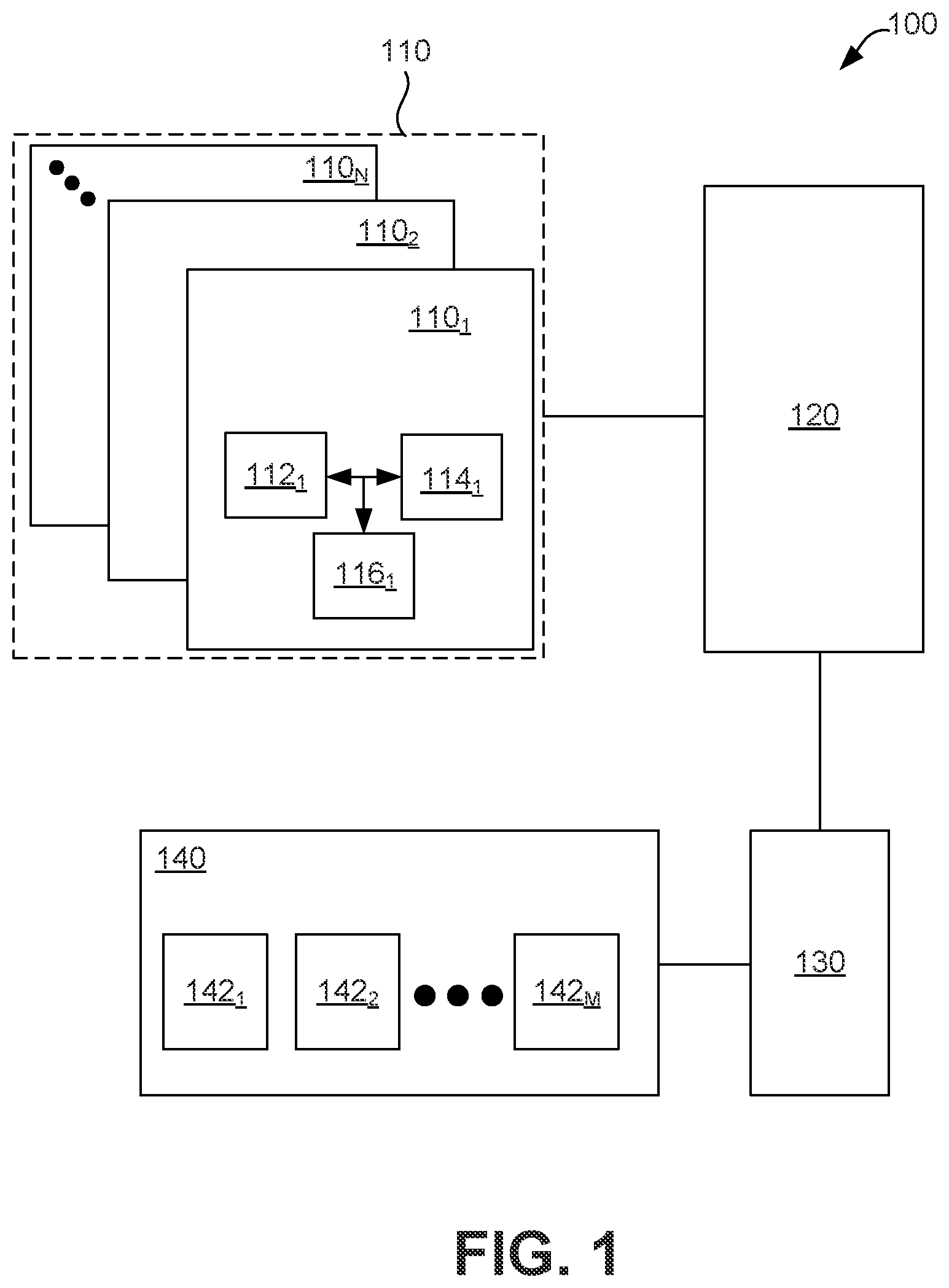 Patent US12314572 Figure 1 – Conflict detection and address arbitration for routing scatter and gather transactions for a memory bank