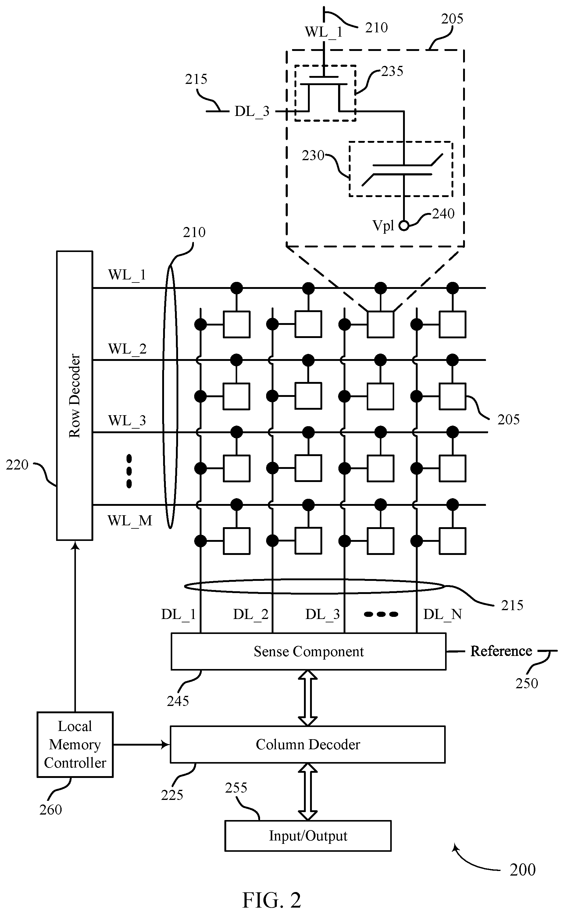 Patent US12314575 Figure 2 – Memory system and operations of the same