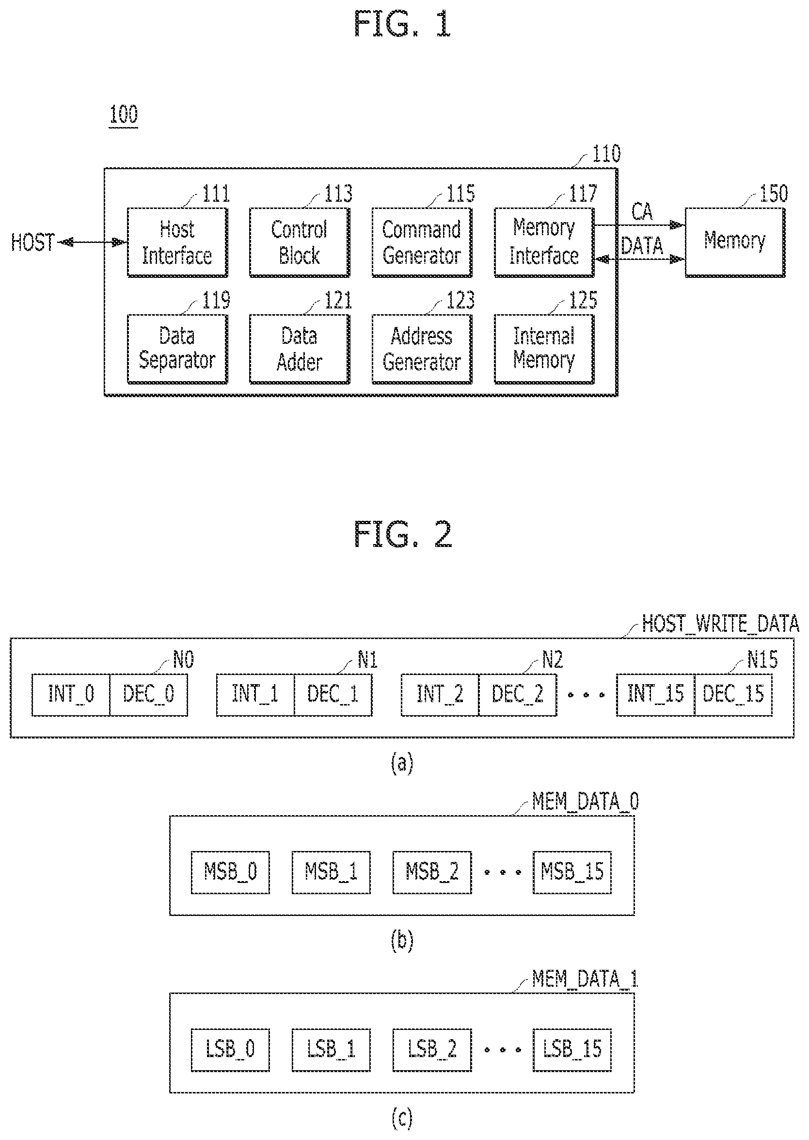 Patent US12314578 Figure 1 – Memory, controller, memory system and operation method of memory system