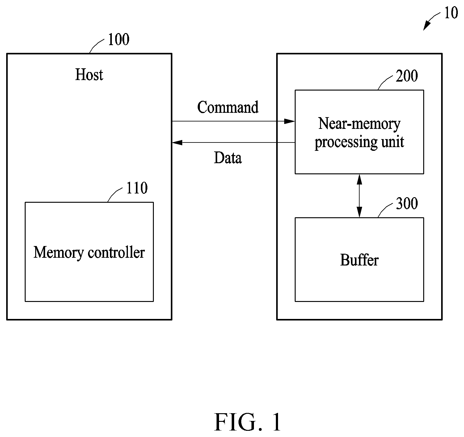 Patent US12314604 — Data processing apparatus and method for zswap acceleration — Figure 1