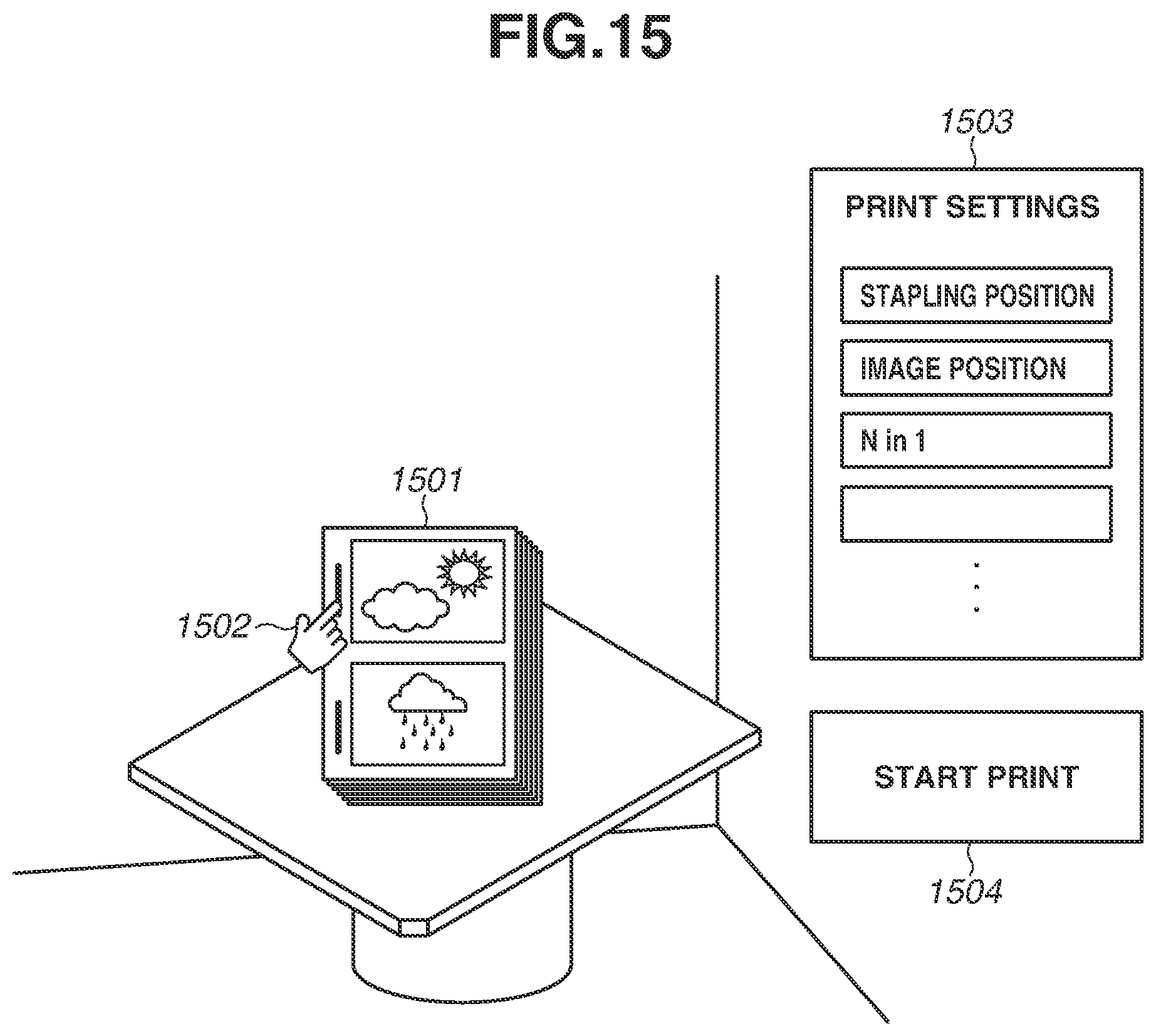 Patent US12314616 Figure 15 – Printing system, terminal apparatus, and storage medium
