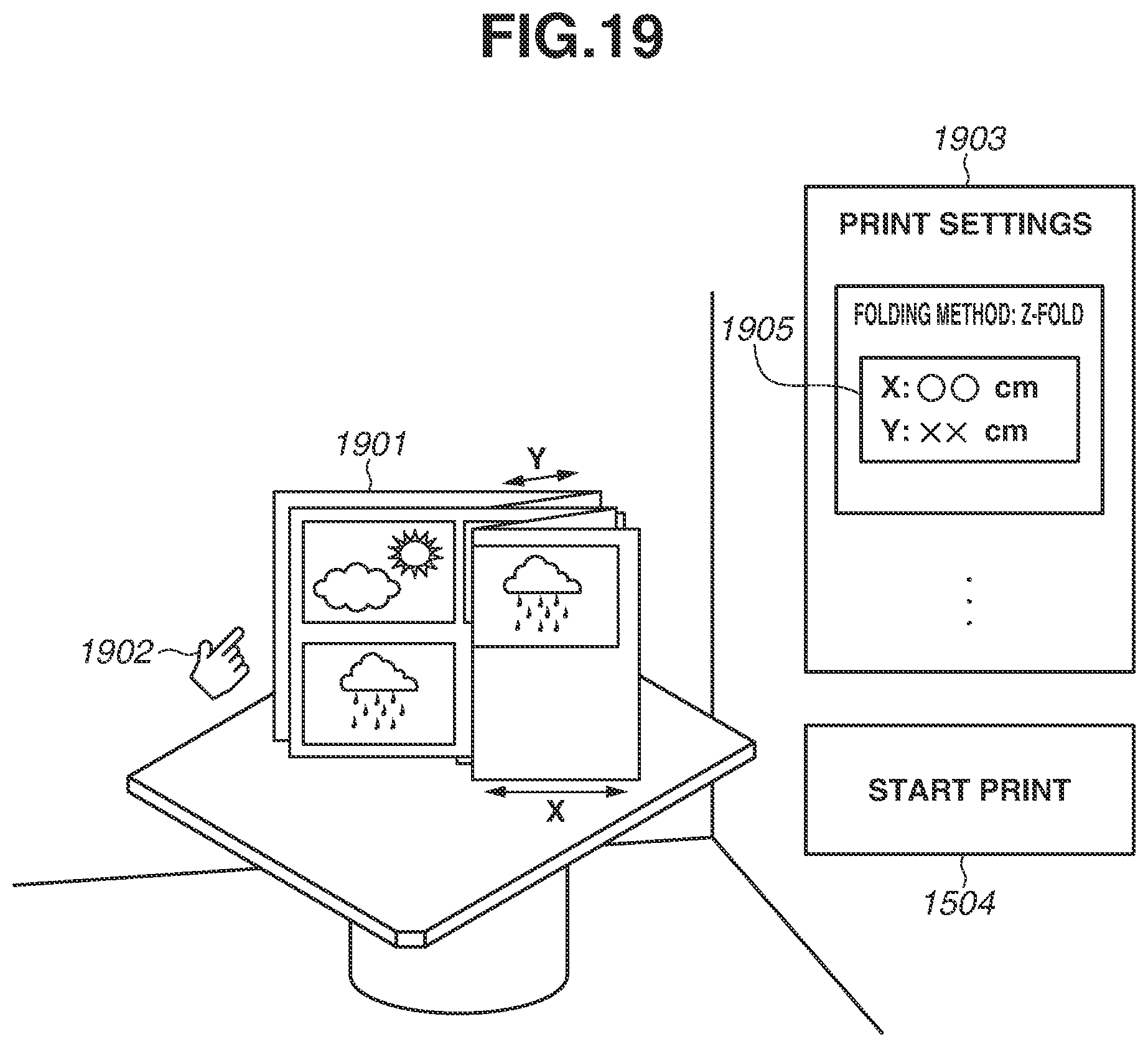 Patent US12314616 Figure 19 – Printing system, terminal apparatus, and storage medium