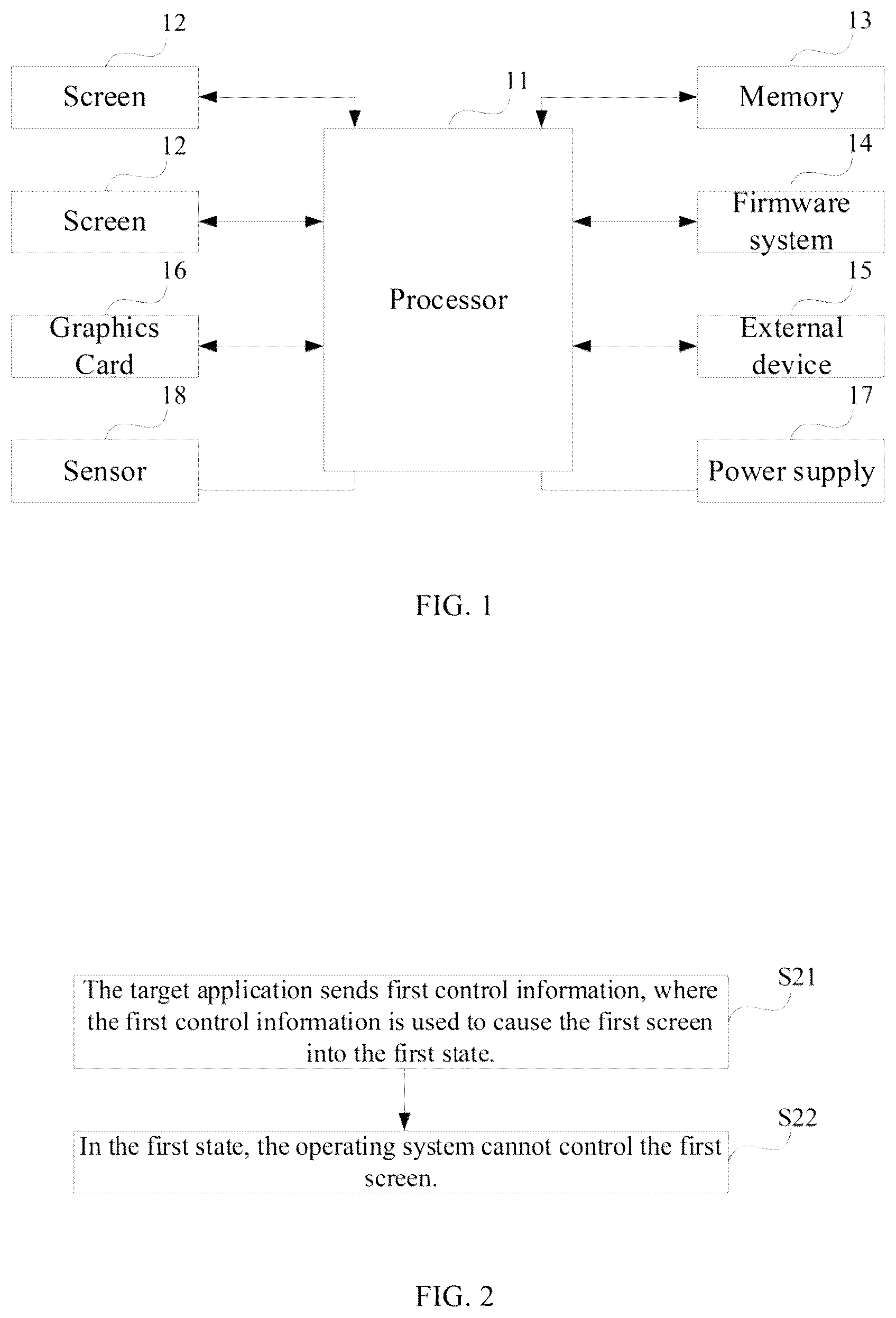 Patent US12314621 Figure 1 – Control method, apparatus, and electronic device