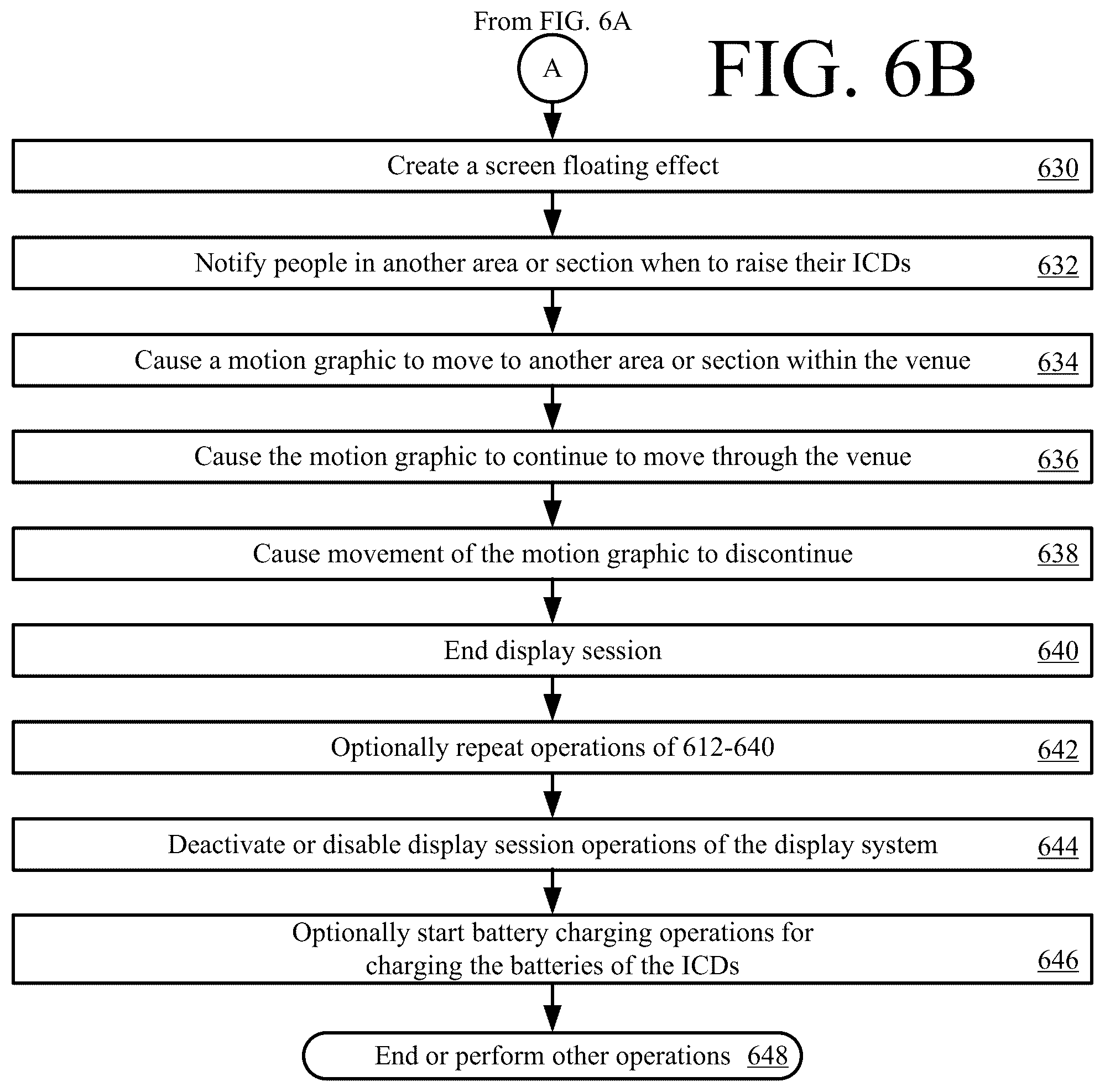 Patent US12314622 Figure 7 – Stadium display system