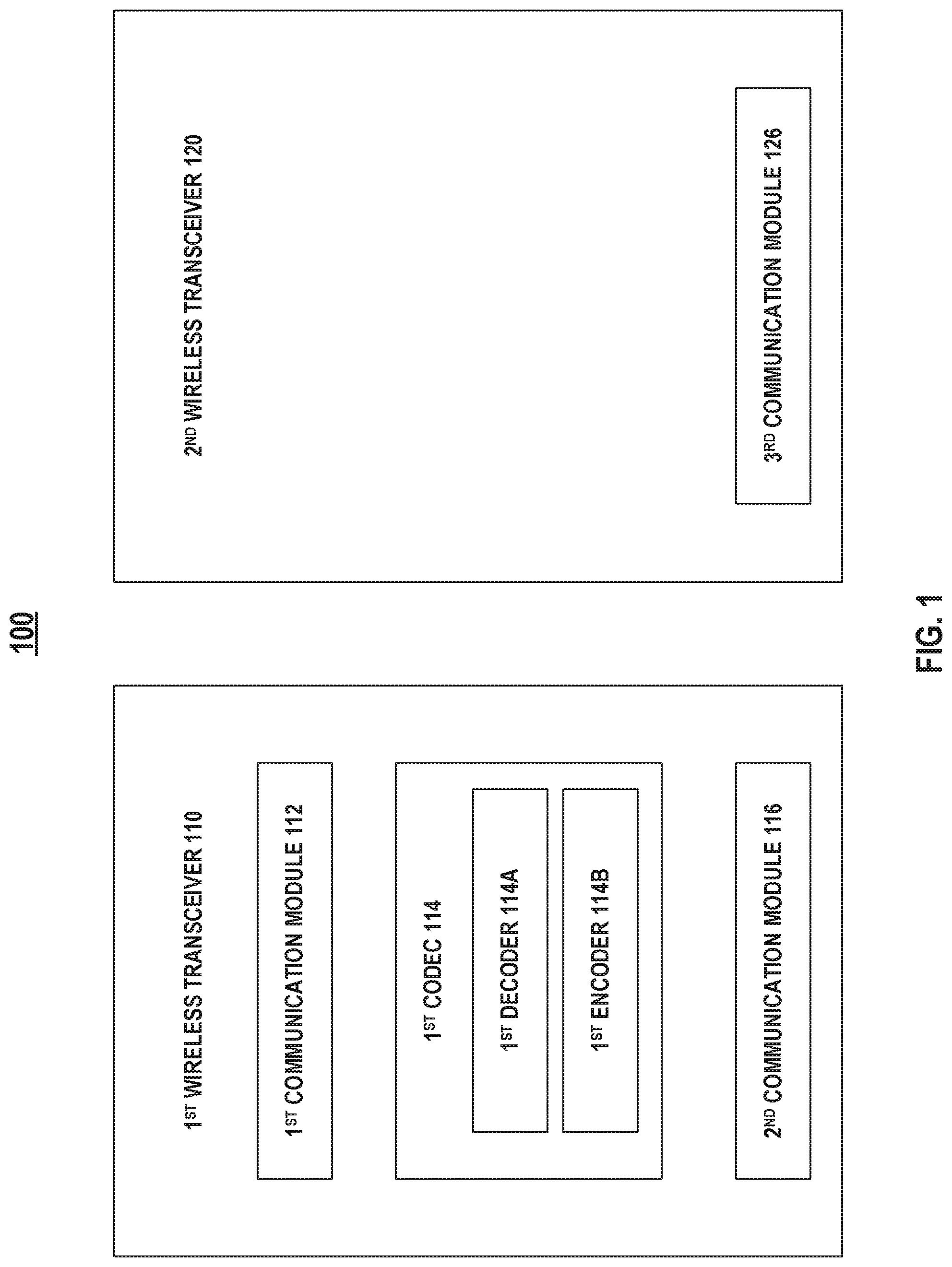 Patent US12314629 Figure 1 – Wireless audio system and method for wirelessly communicating audio information