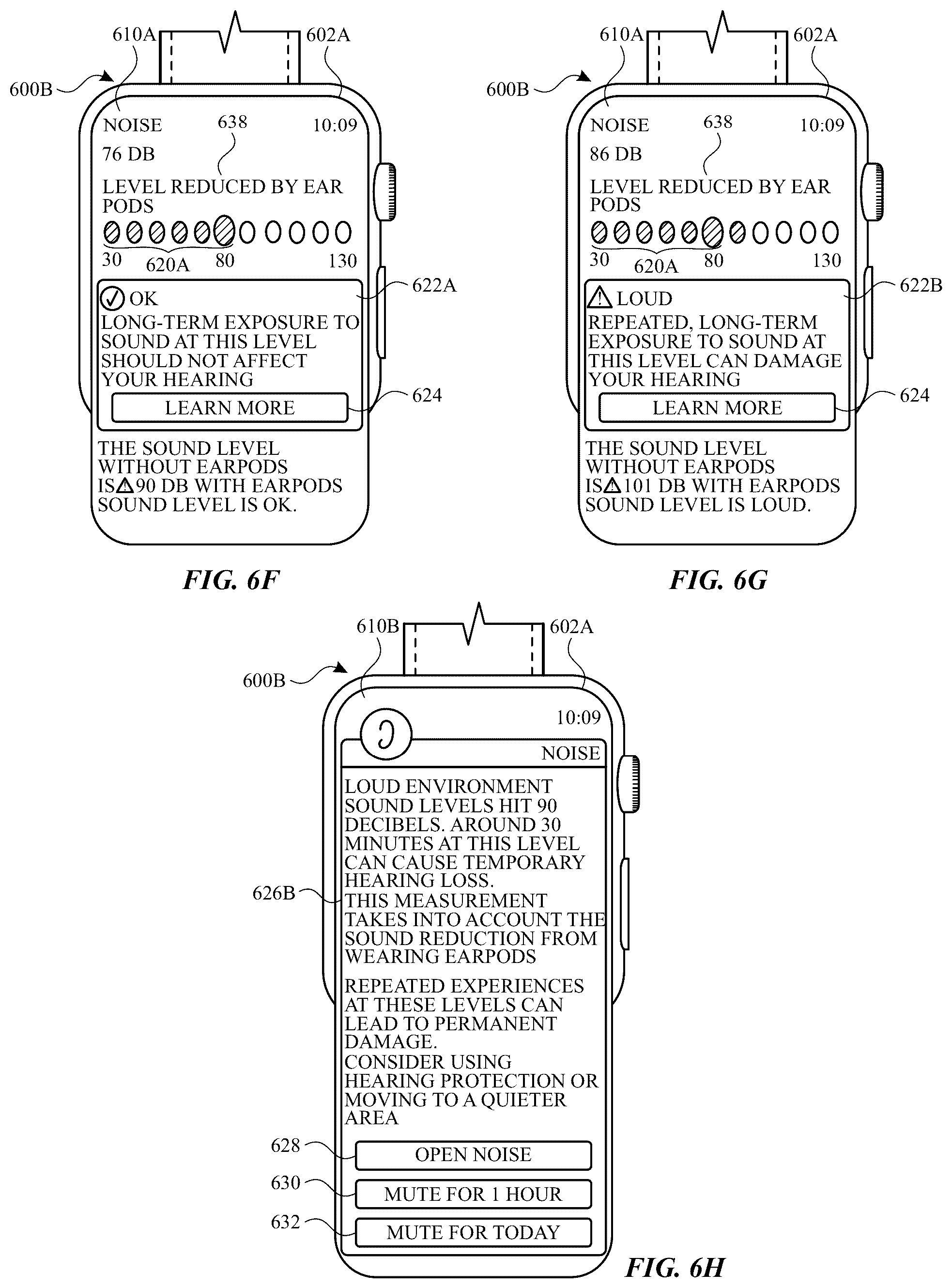 Patent US12314632 Figure 11 – Methods and user interfaces for monitoring sound reduction