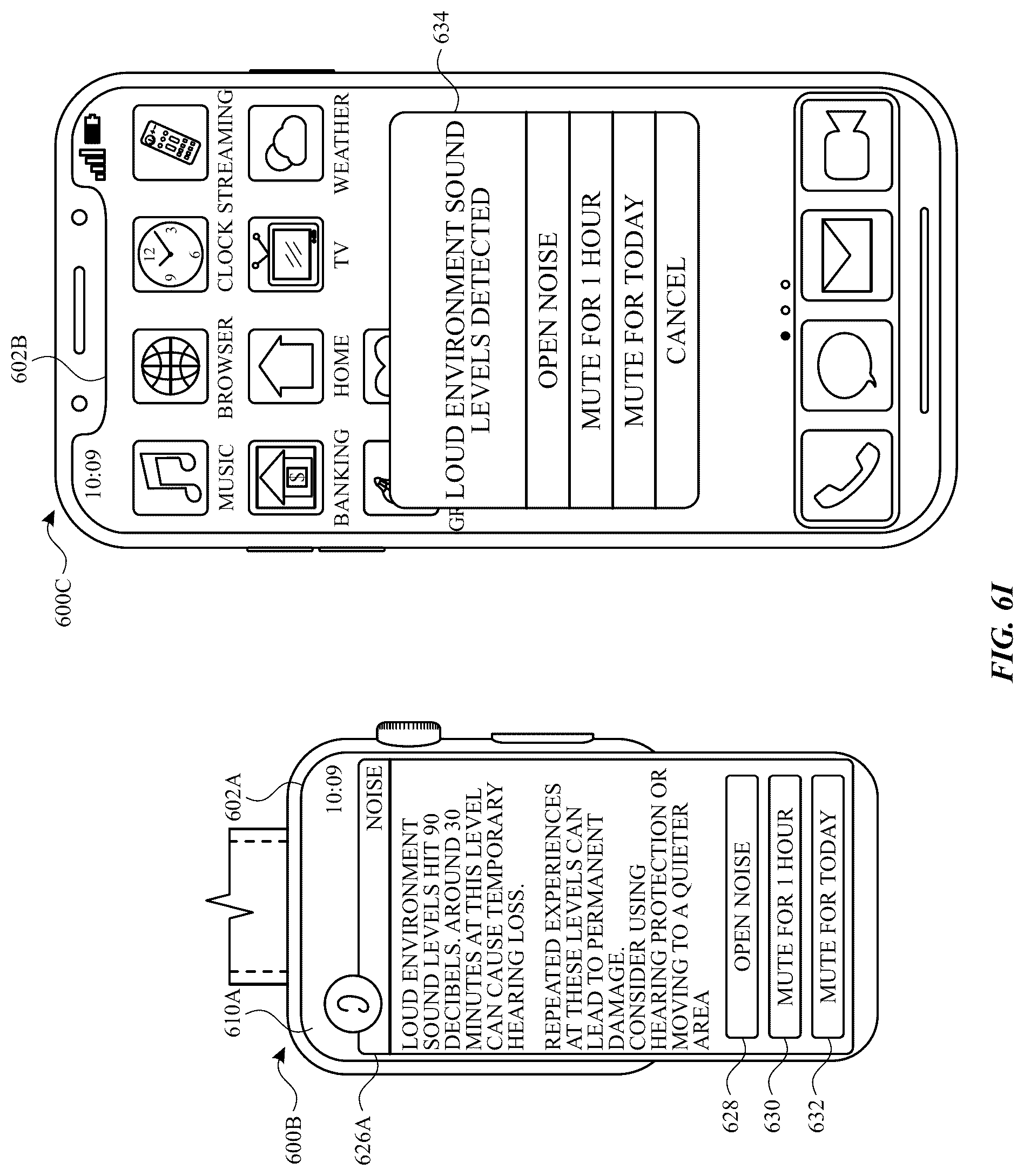Patent US12314632 Figure 12 – Methods and user interfaces for monitoring sound reduction