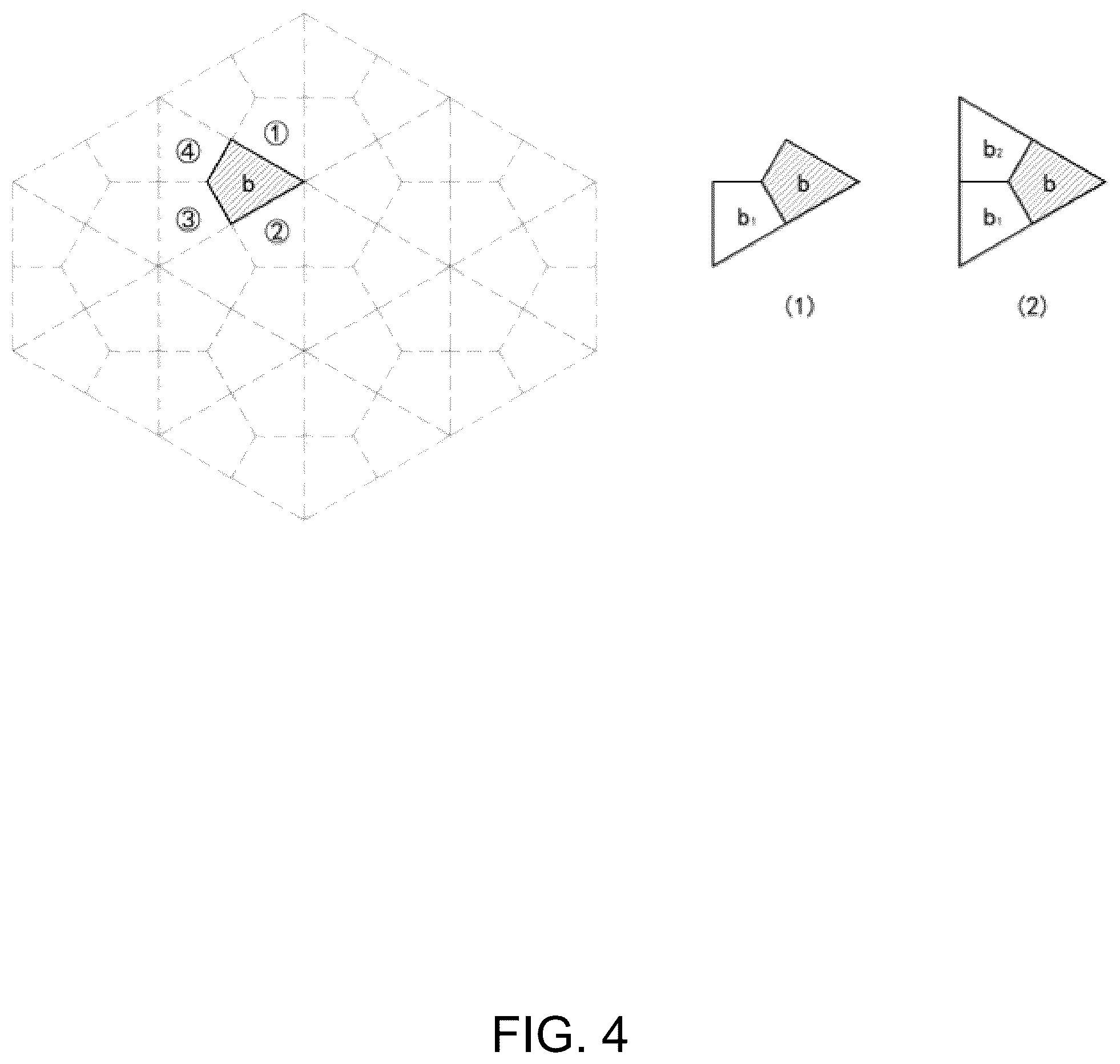 Patent US12314637 Figure 4 – Method for generating planar expandable structure by adding hinged points and hinged rods