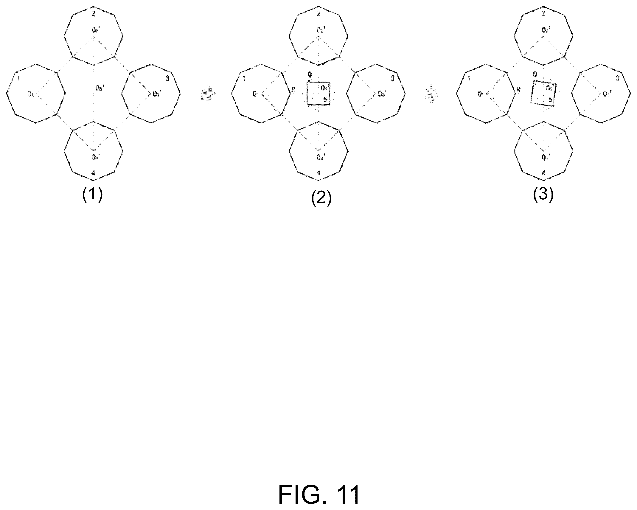 Patent US12314637 Figure 11 – Method for generating planar expandable structure by adding hinged points and hinged rods