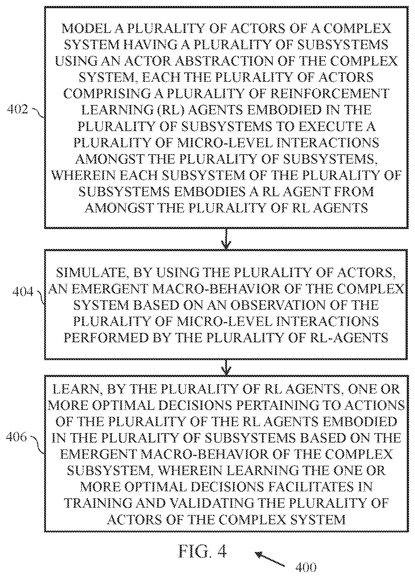 Patent US12314642 Figure 2 – System and method for actor based simulation of complex system using reinforcement learning