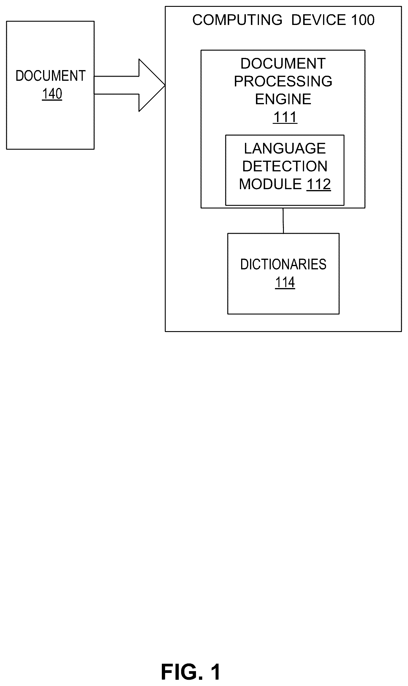 Patent US12314661 Figure 1 – Natural language detection
