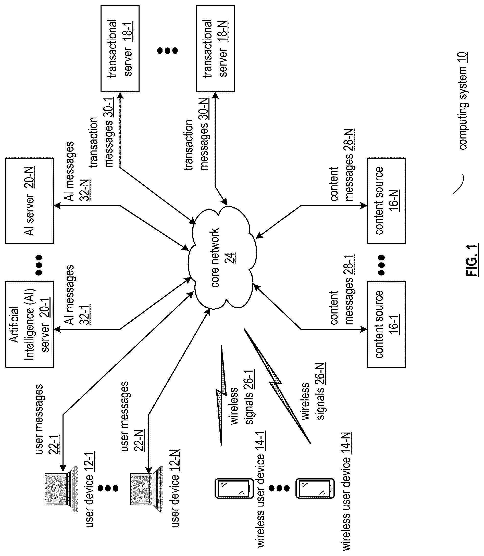 Patent US12314664 Figure 1 – Accessing a knowledge database