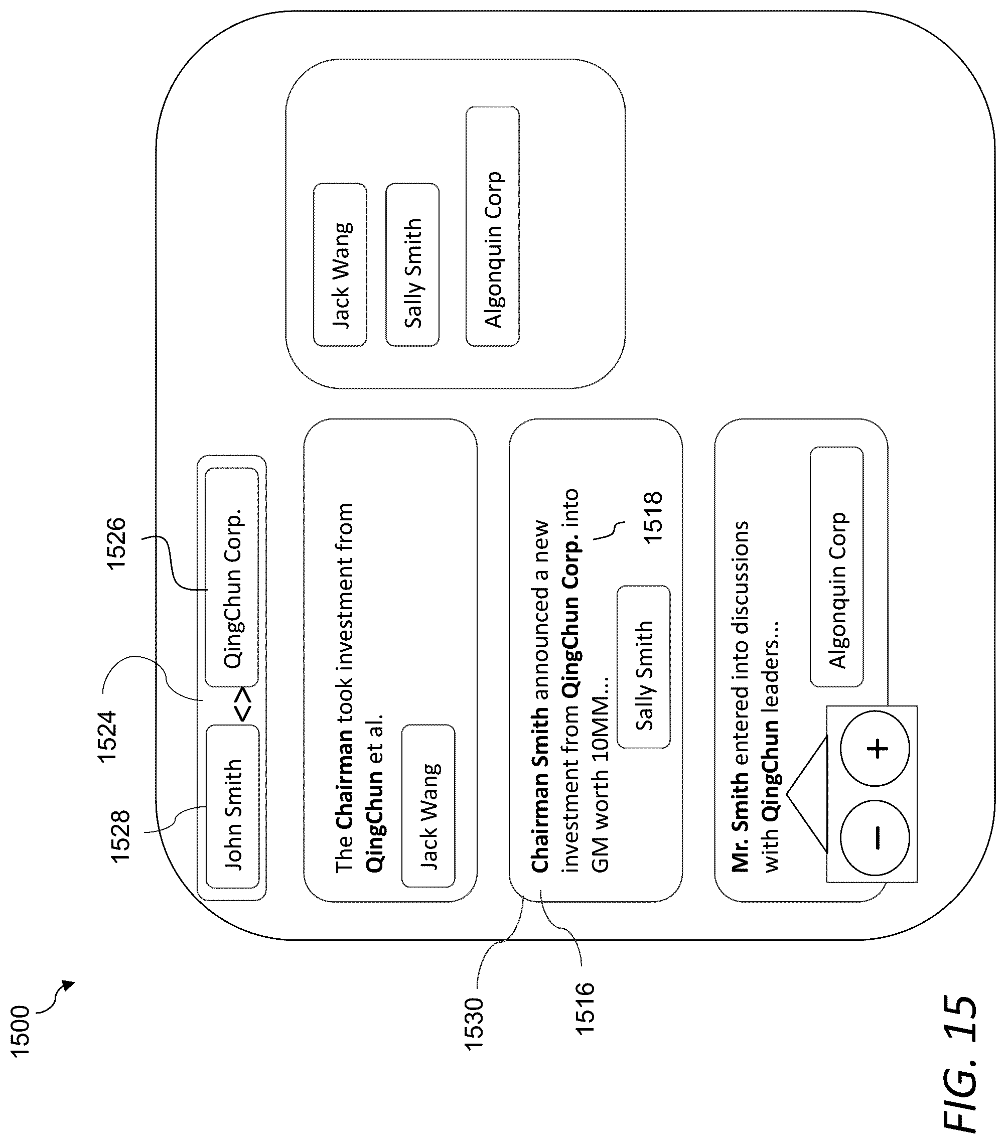Patent US12314666 Figure 15 – Stable identification of entity mentions