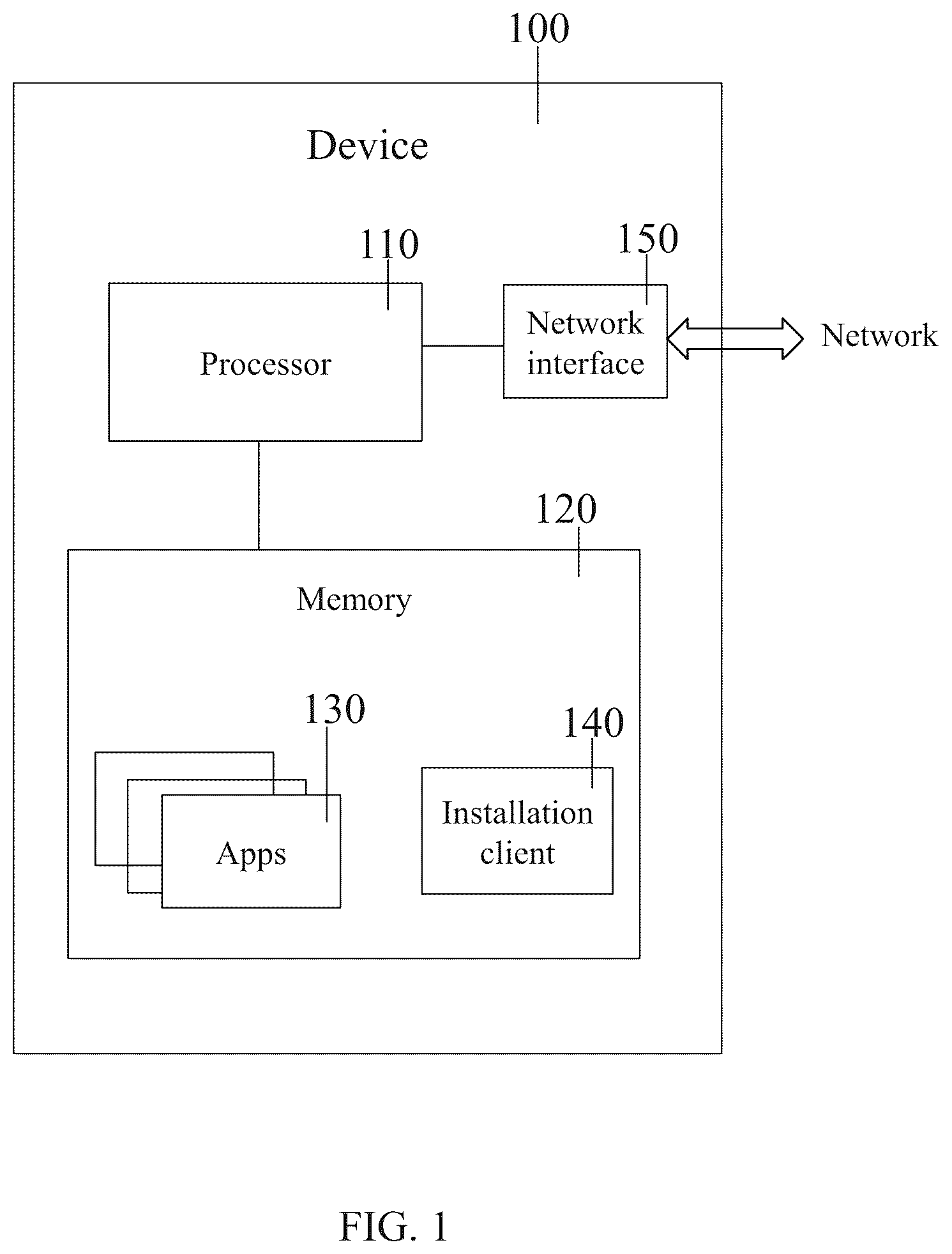 Patent US12314697 Figure 1 – Instant installation of apps