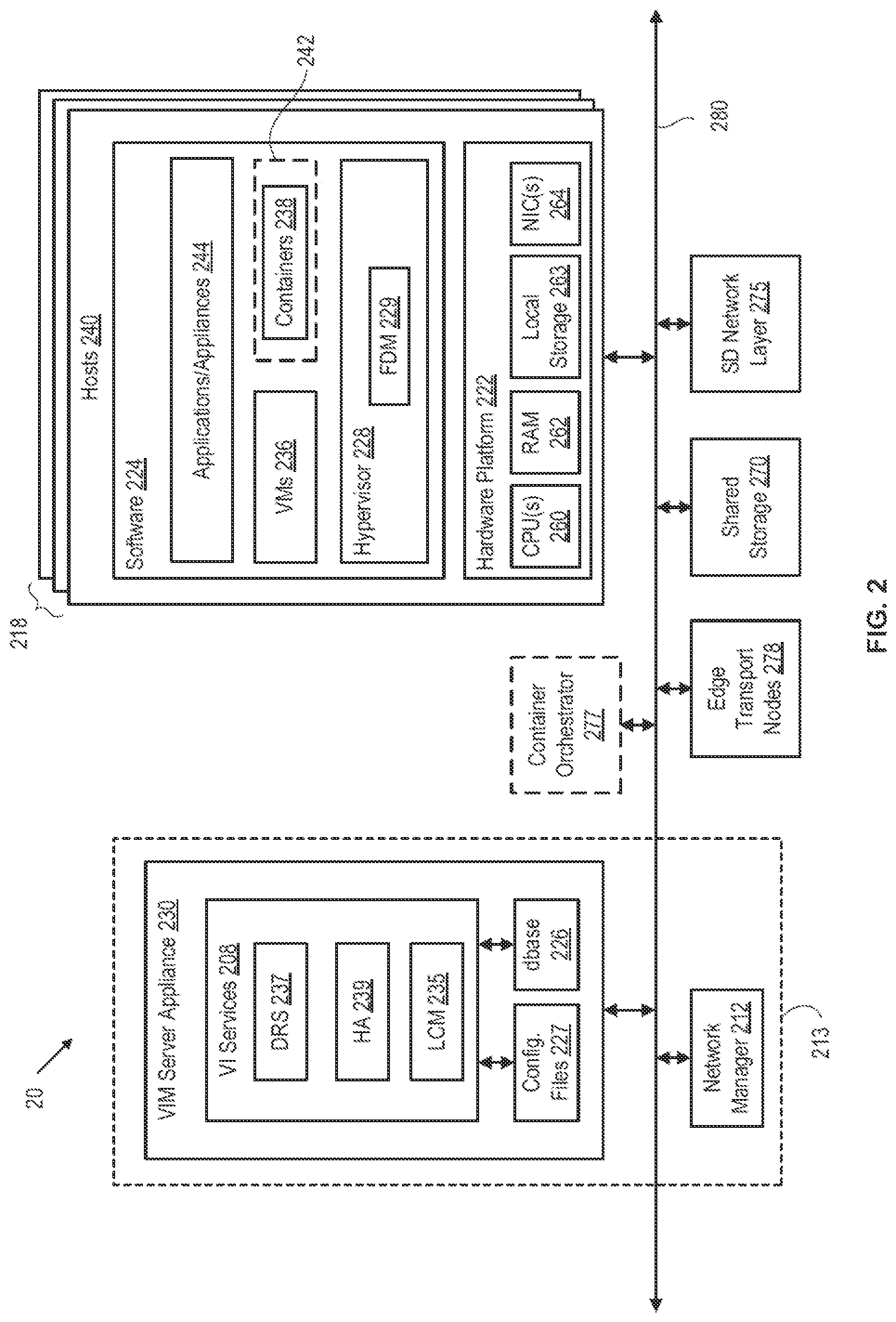 Patent US12314700 Figure 2 – Cluster partition handling during upgrade of a highly available application hosted in a data center