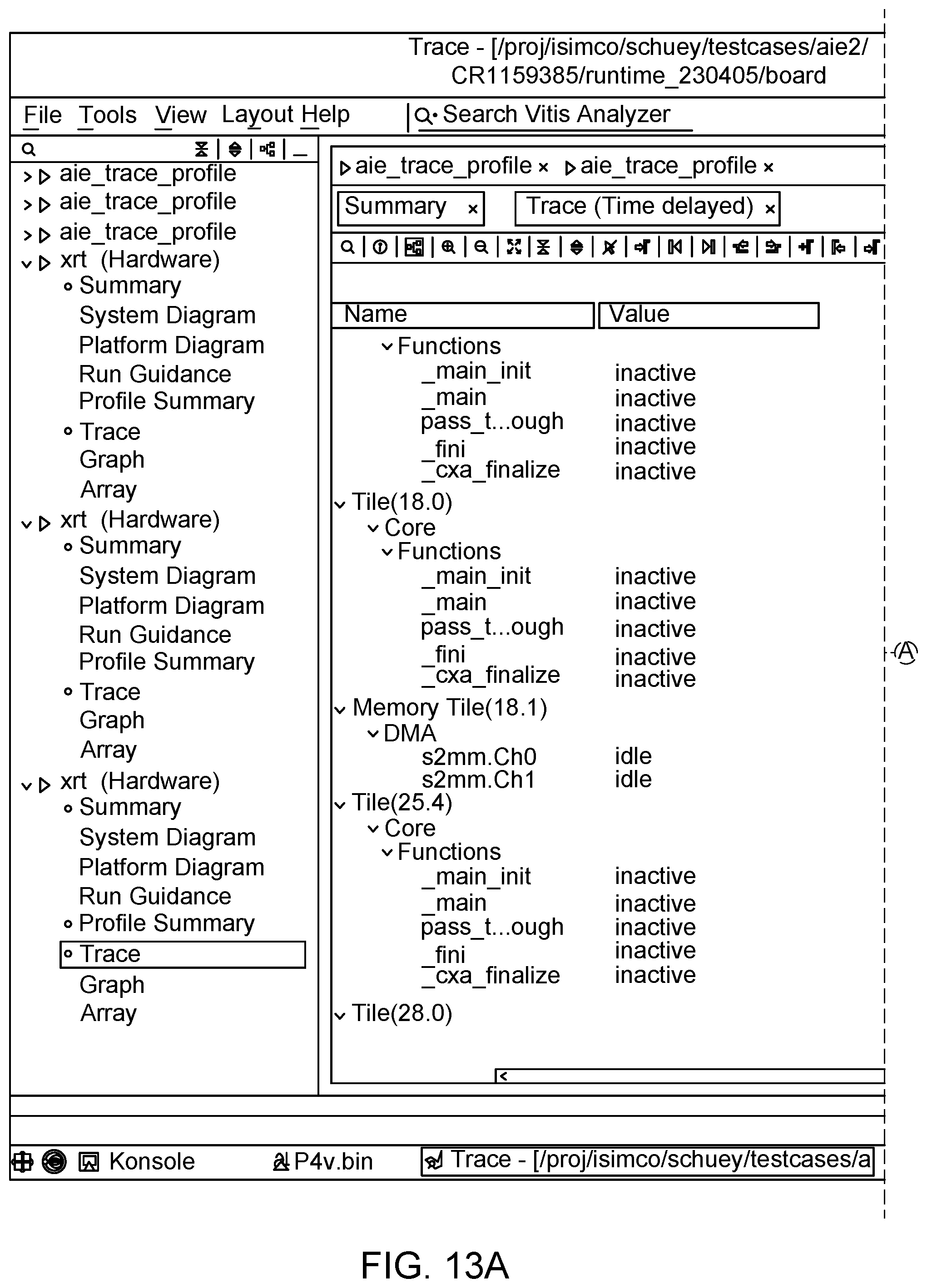 Patent US12314735 Figure 18 – Data processing array event trace and profiling using processor system executed kernels