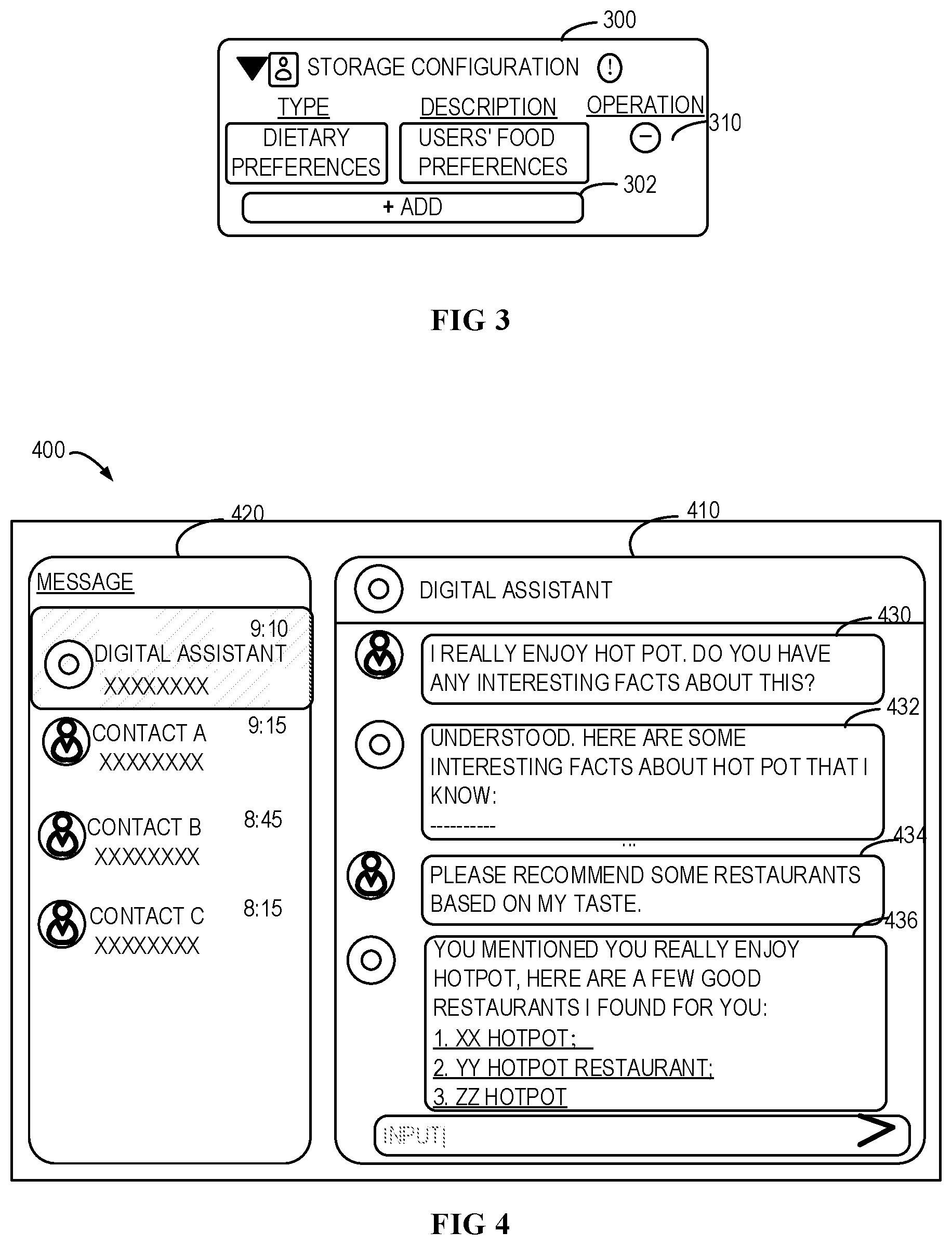 Patent US12314743 Figure 3 – Digital assistant interaction