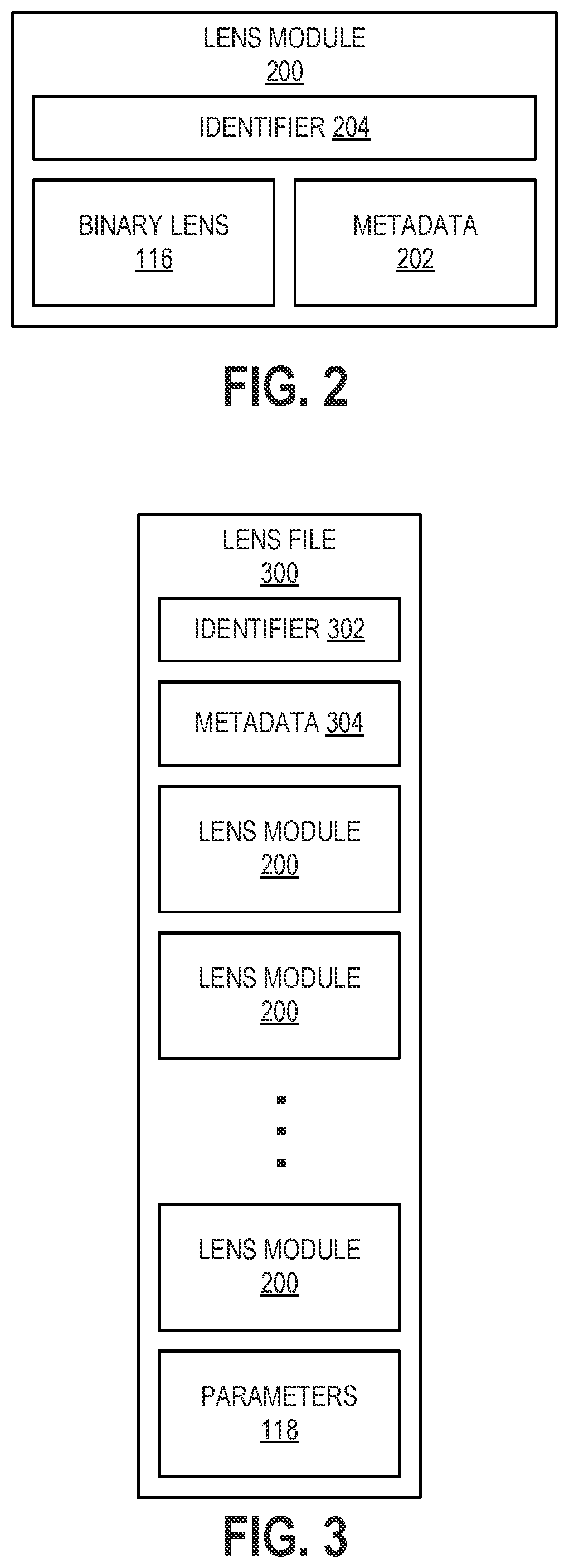 Patent US12314747 Figure 2 – Lenses with portable binary code