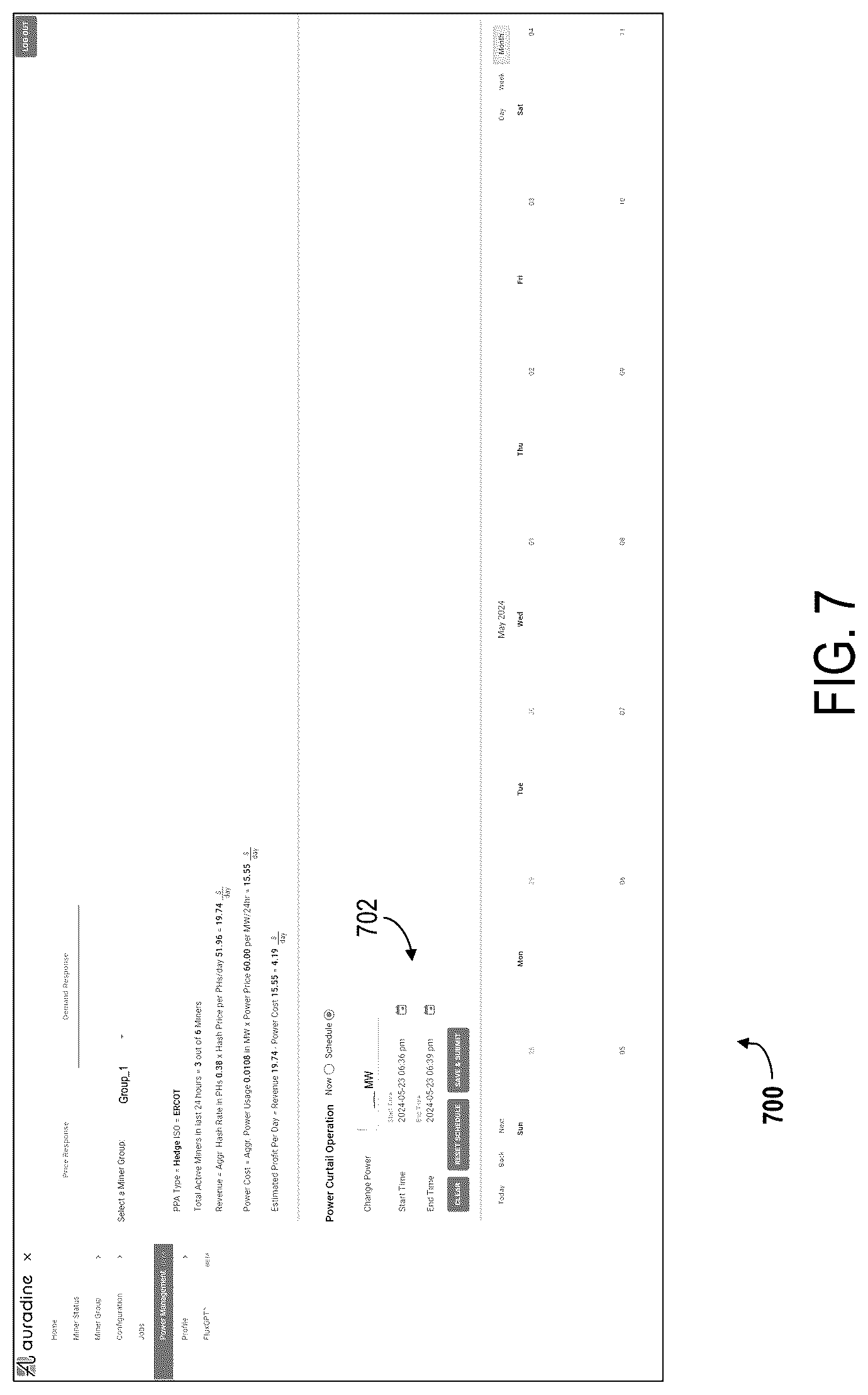 Patent US12314764 Figure 7 – Differential control of aggregated cryptographic hardware assets