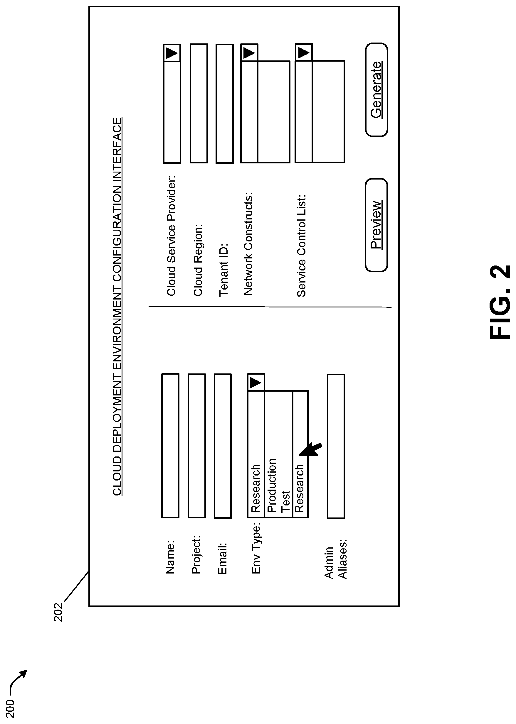 Patent US12314772 Figure 2 – Variabilized deployment and management of cloud-based environments