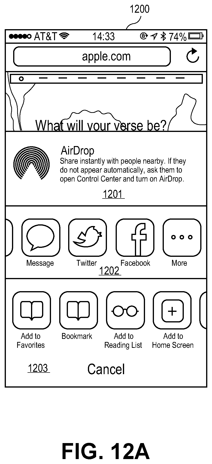 Patent US12314781 Figure 20 – Sharing extension points to allow an application to share content via a sharing extension