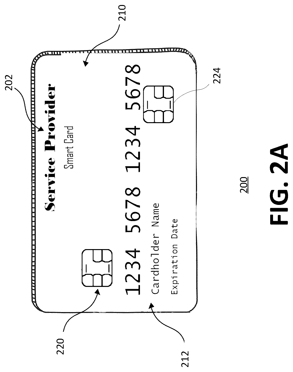 Patent US12314792 Figure 2 – Orientationless chip layout for a transaction card